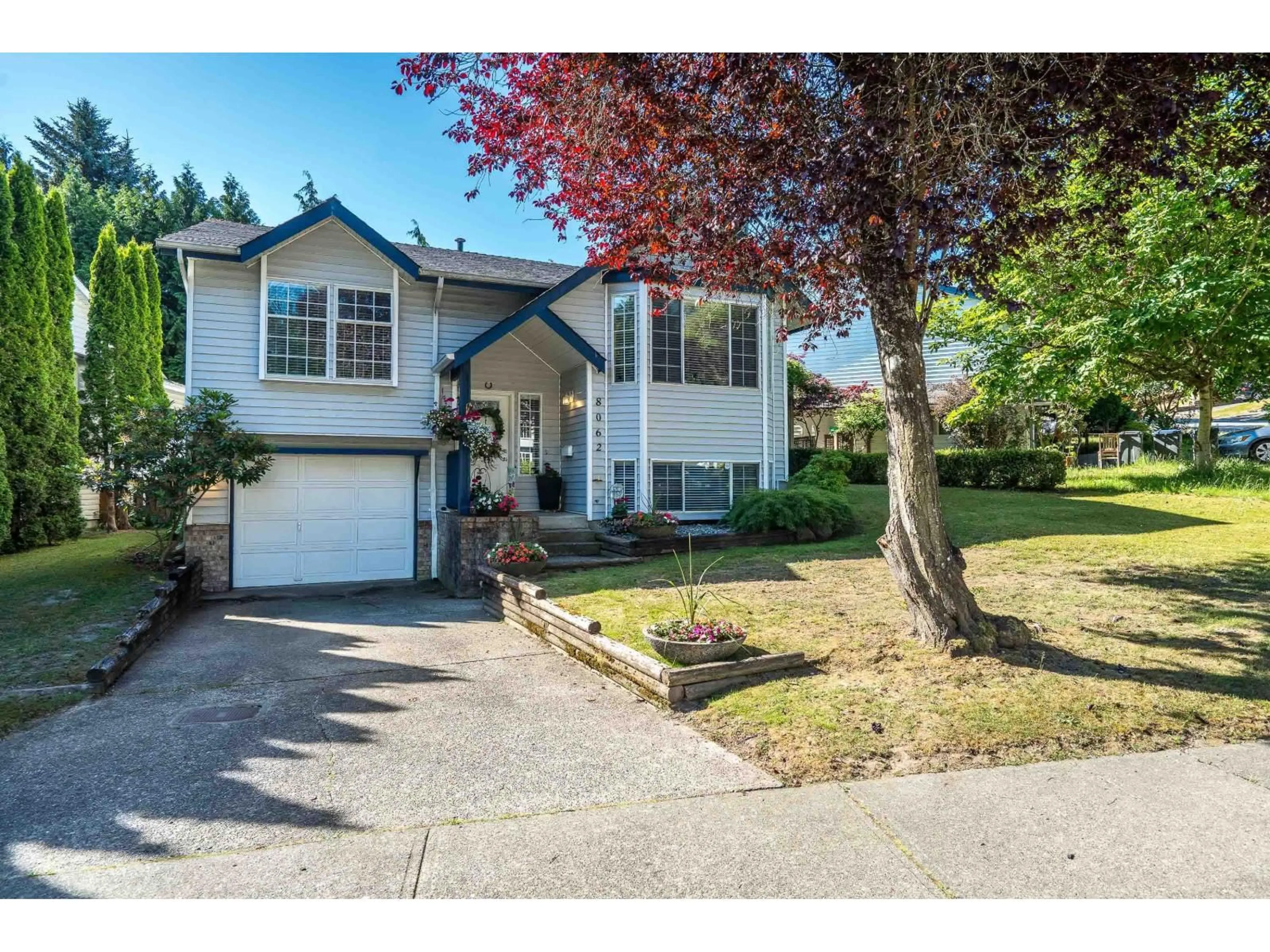 Home with vinyl exterior material, street for 8062 138 STREET, Surrey British Columbia V3W8P9