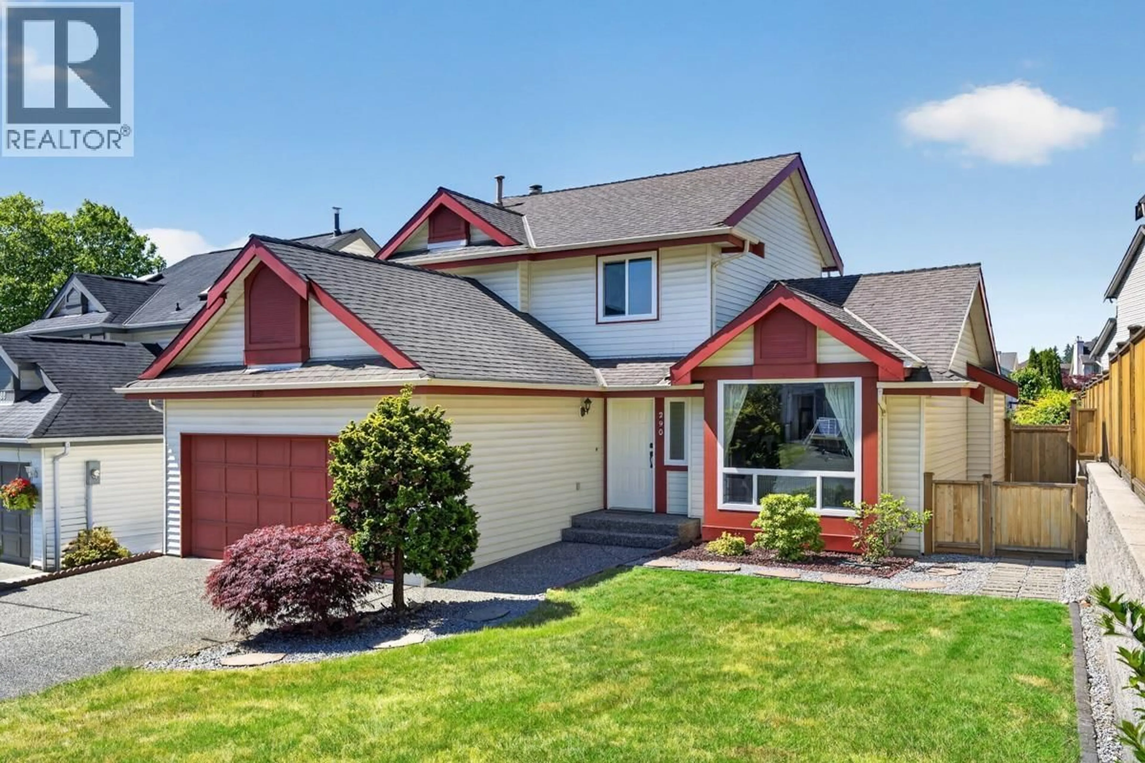 Home with vinyl exterior material, street for 290 SANTIAGO STREET, Coquitlam British Columbia V3K6R3