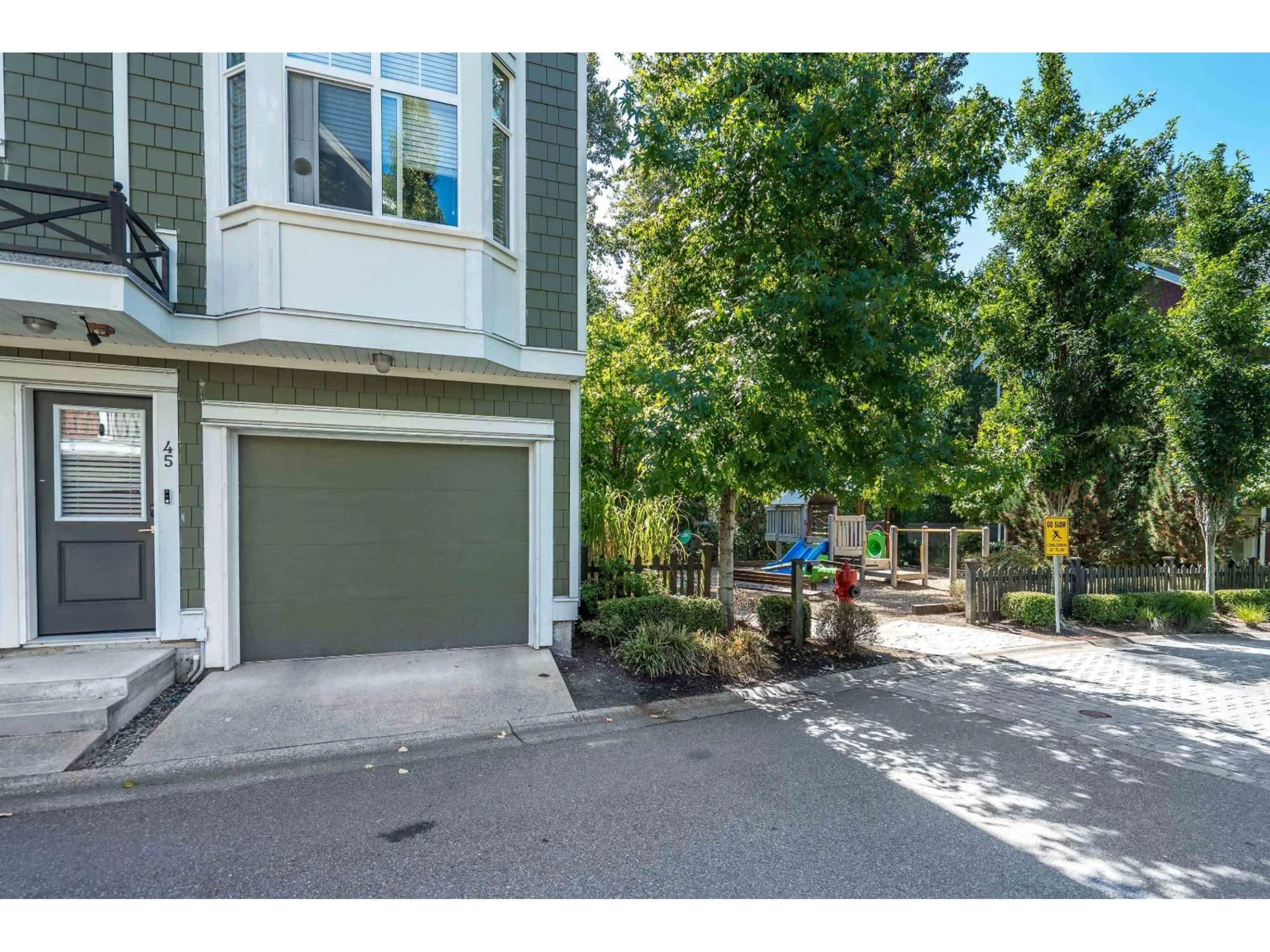 A pic from outside/outdoor area/front of a property/back of a property/a pic from drone, street for 45 - 20852 77A AVENUE, Langley British Columbia V2Y0R8