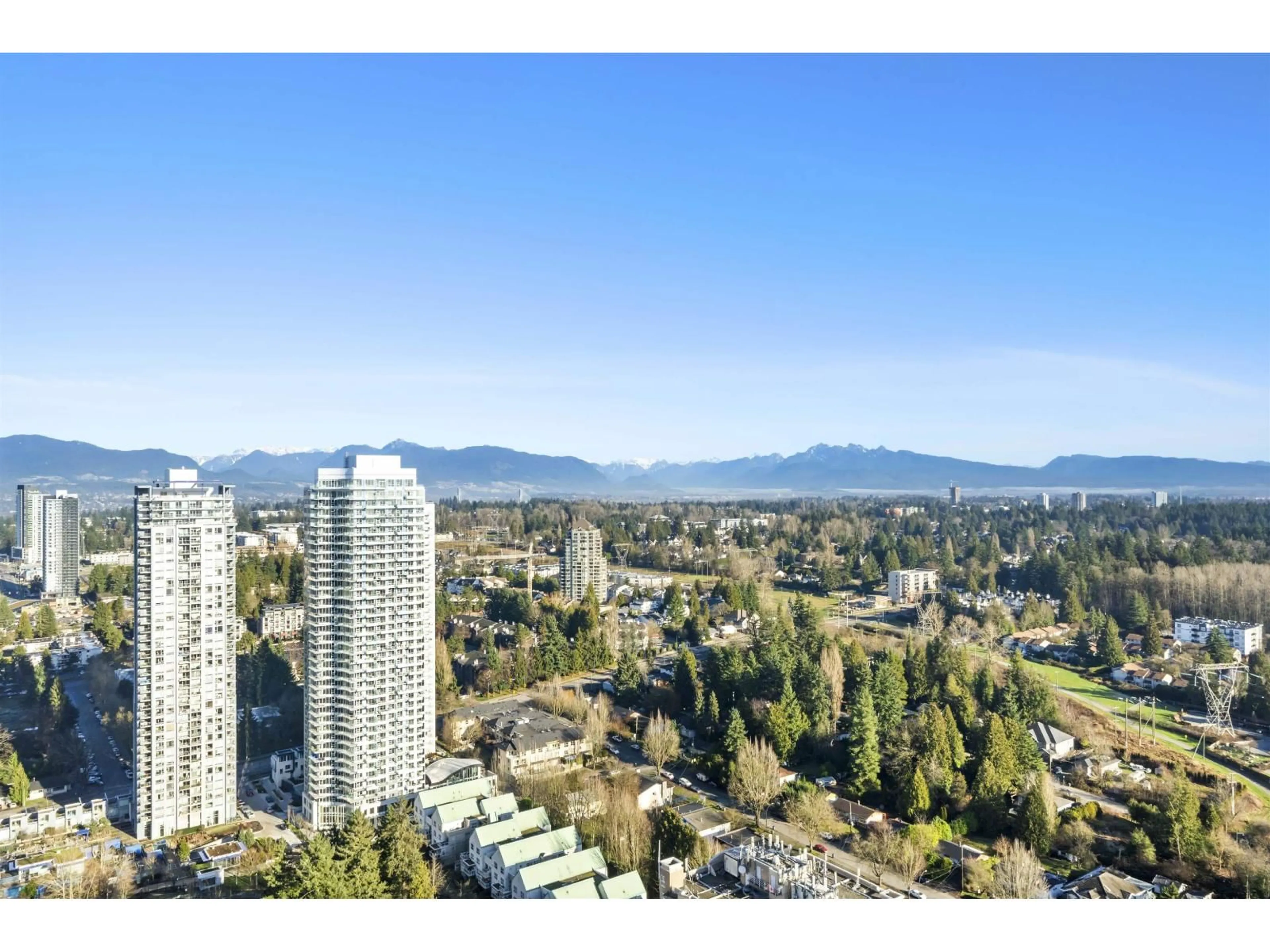 A pic from outside/outdoor area/front of a property/back of a property/a pic from drone, city buildings view from balcony for 3606 - 13745 GEORGE JUNCTION, Surrey British Columbia V3T4Y3