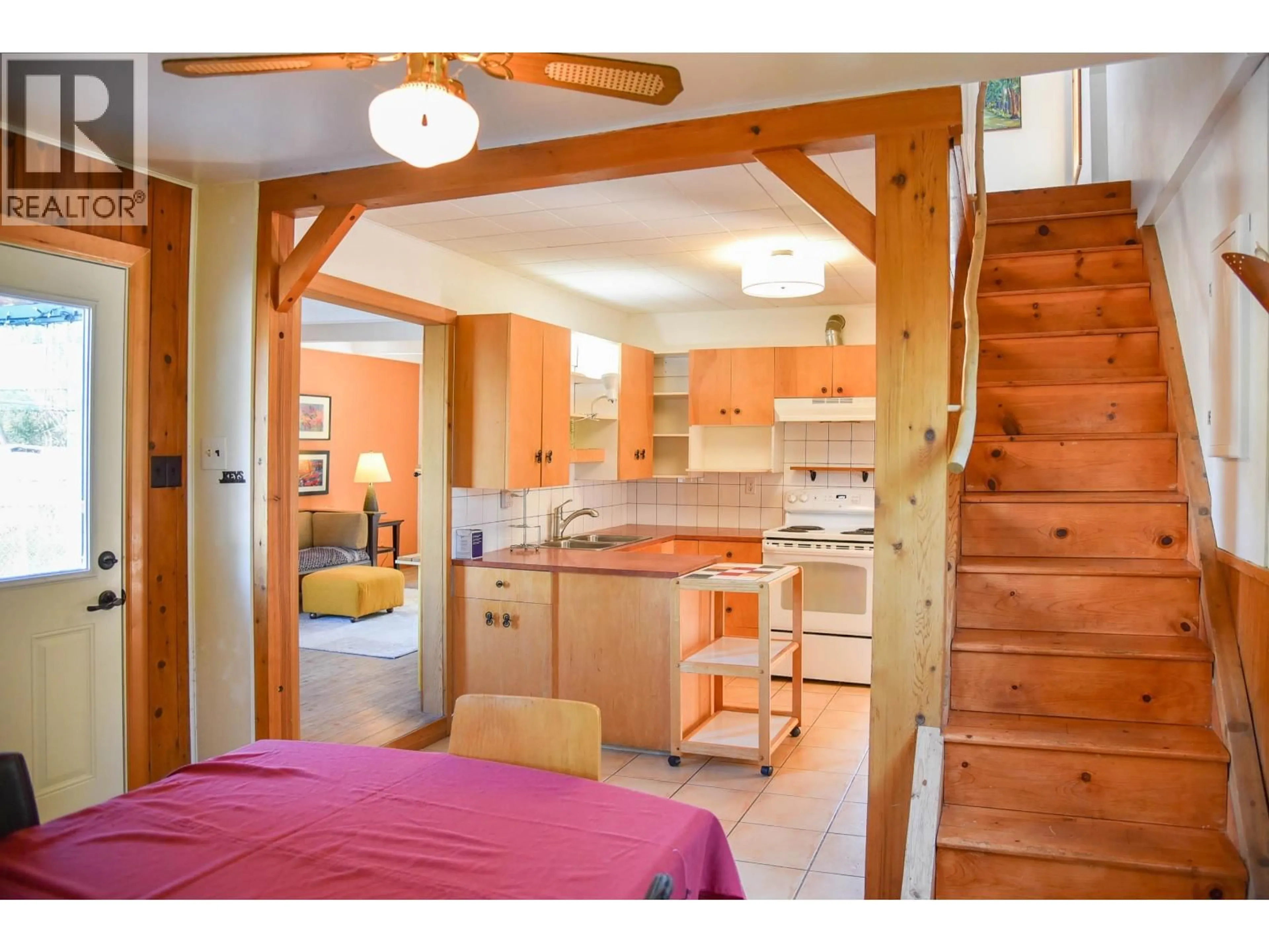 Open concept kitchen, wood/laminate floor for 2502 KENNEY STREET, Terrace British Columbia V8G3E3