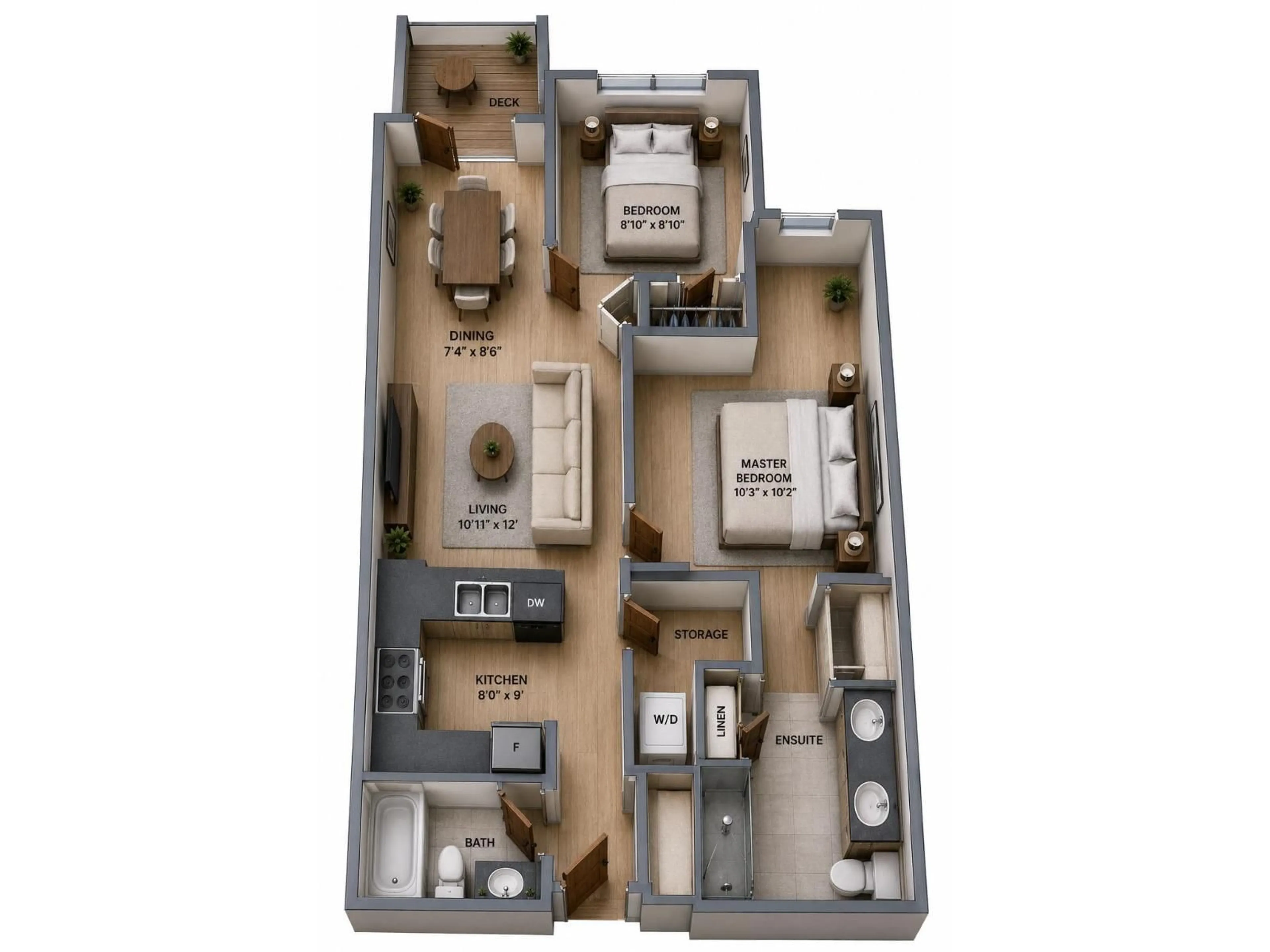 Floor plan for 410 - 20696 EASTLEIGH CRESCENT, Langley British Columbia V3A0M3