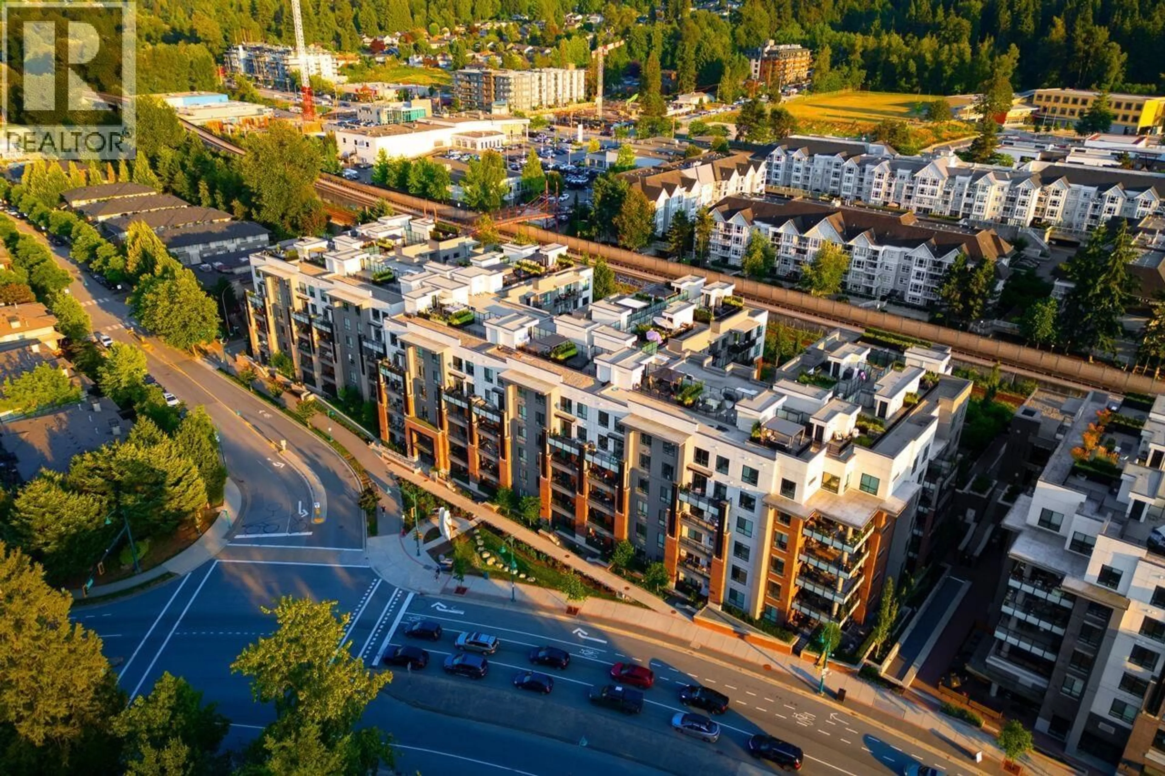 A pic from outside/outdoor area/front of a property/back of a property/a pic from drone, unknown for 312 - 55 KLAHANIE DRIVE, Port Moody British Columbia V3H0M9