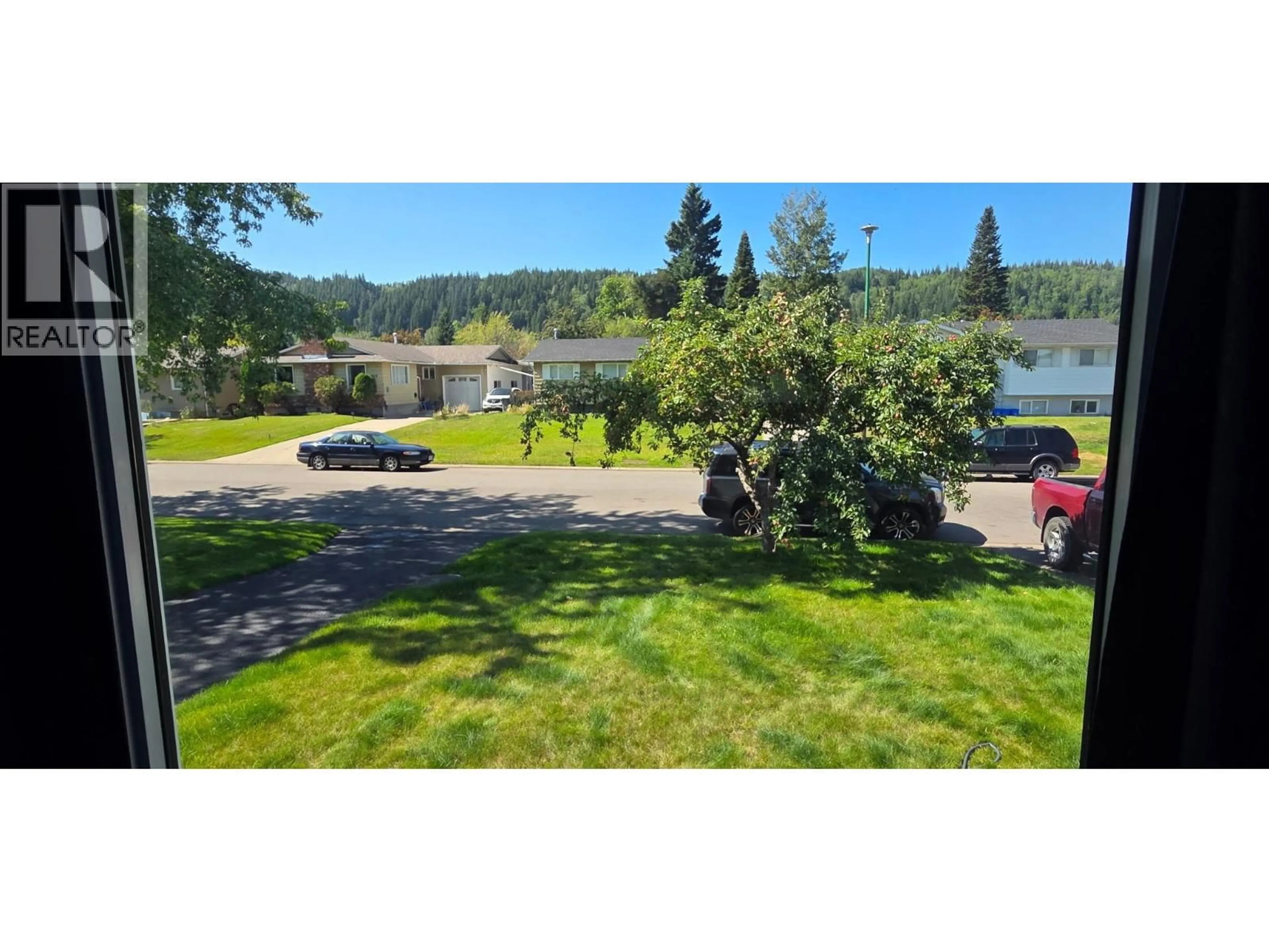 A pic from outside/outdoor area/front of a property/back of a property/a pic from drone, water/lake/river/ocean view for 4408 URQUHART CRESCENT, Prince George British Columbia V2M5H1