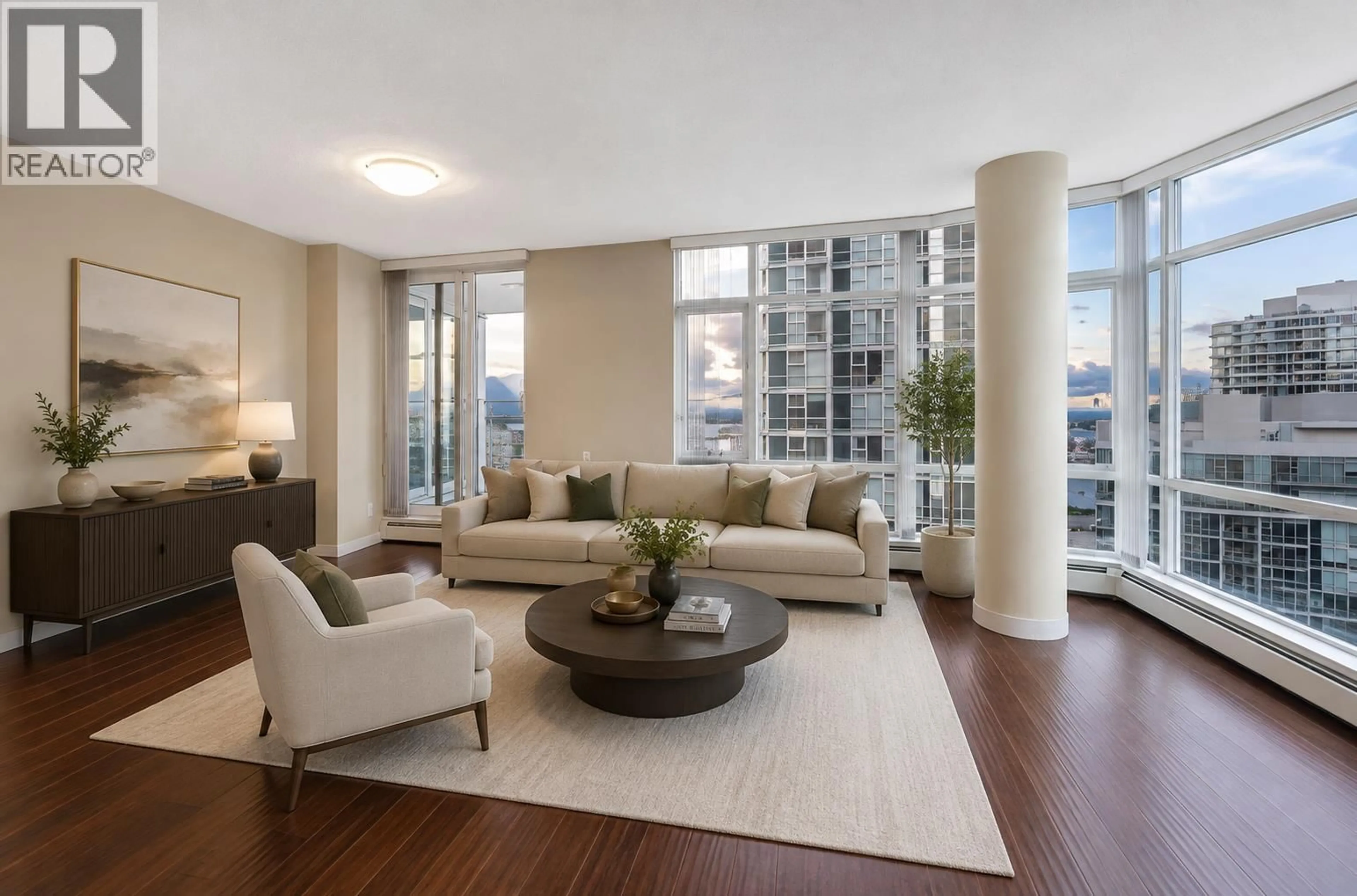 Living room with furniture, unknown for 2906 - 198 AQUARIUS MEWS, Vancouver British Columbia V6Z2Y4