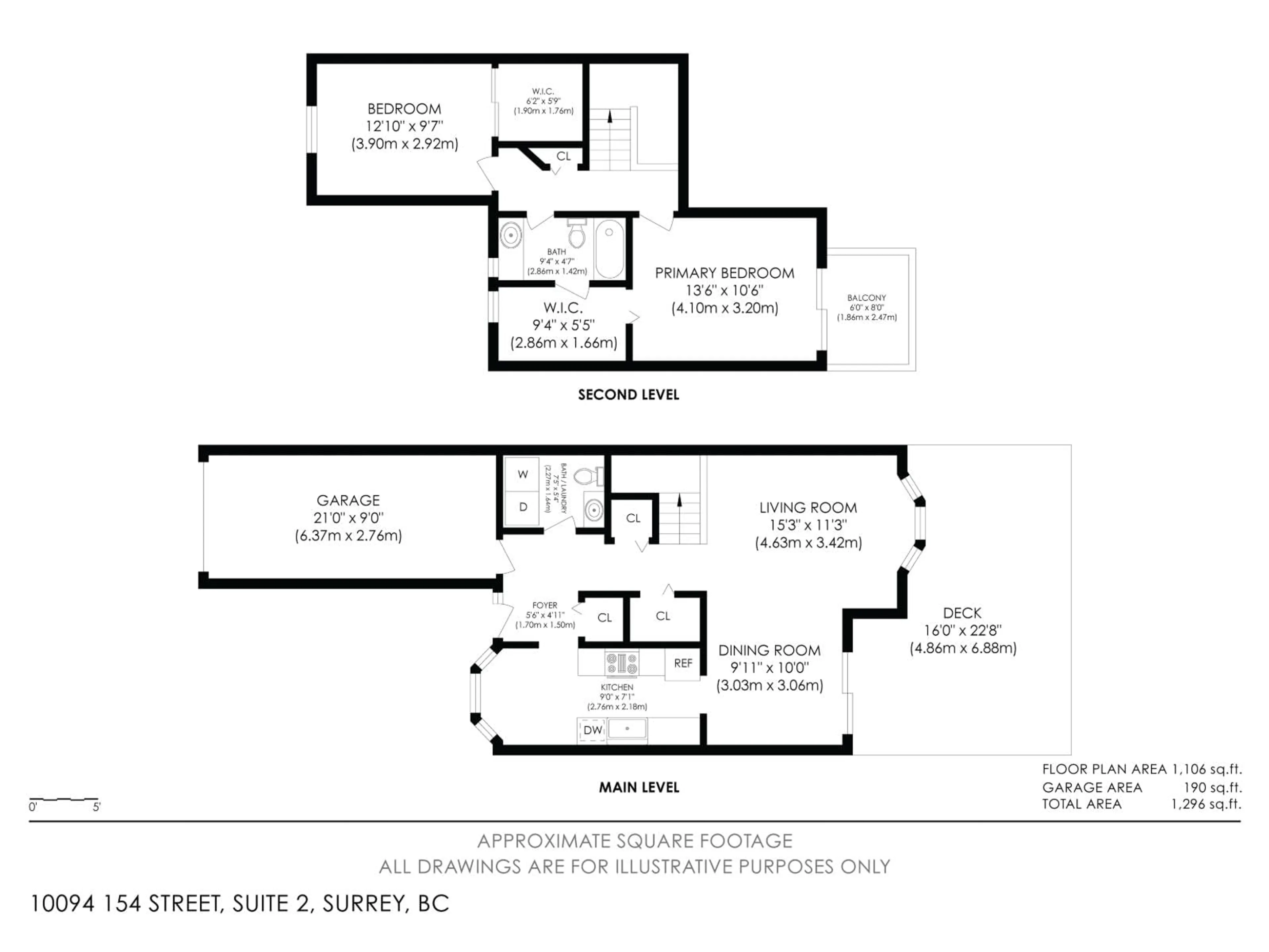 Floor plan for 2 - 10094 154 STREET, Surrey British Columbia V3R4J6