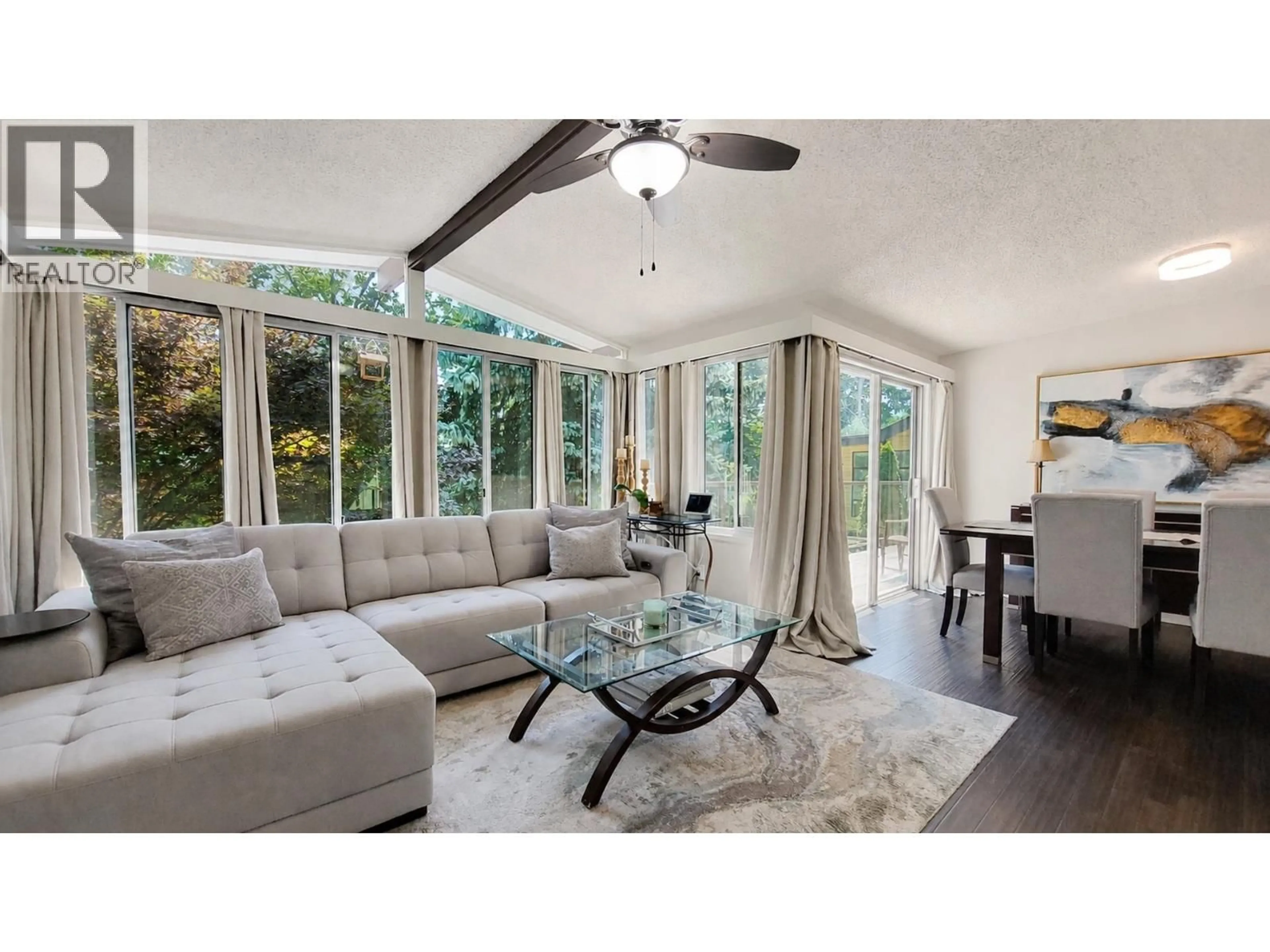 Living room with furniture, wood/laminate floor for 1781 VIEW STREET, Port Moody British Columbia V3H3Y3