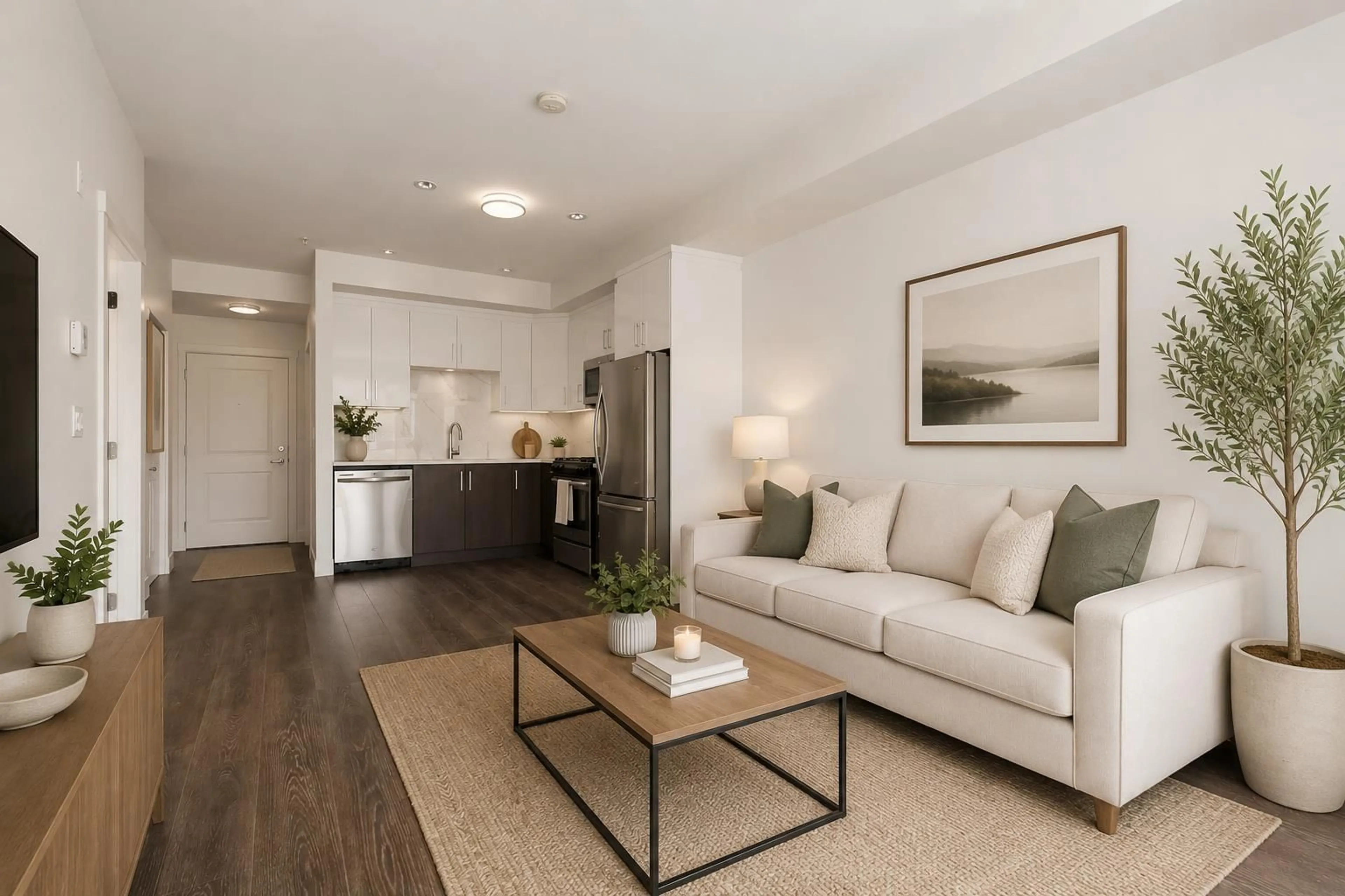 Living room with furniture, unknown for 214 - 9983 BARNSTON DRIVE EAST, Surrey British Columbia V4N6T3