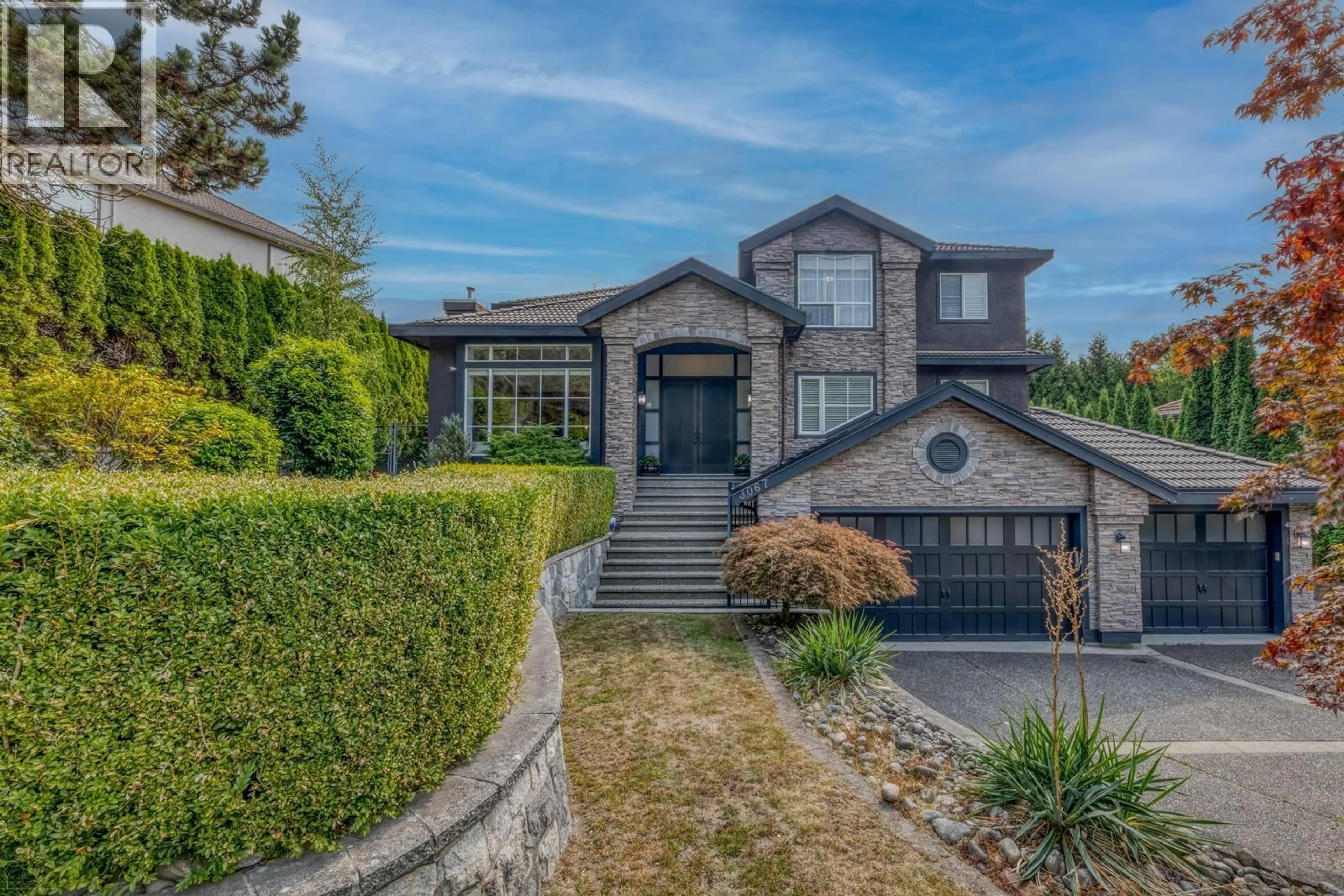 Home with brick exterior material, street for 3067 PLATEAU BOULEVARD, Coquitlam British Columbia V3E2Y7