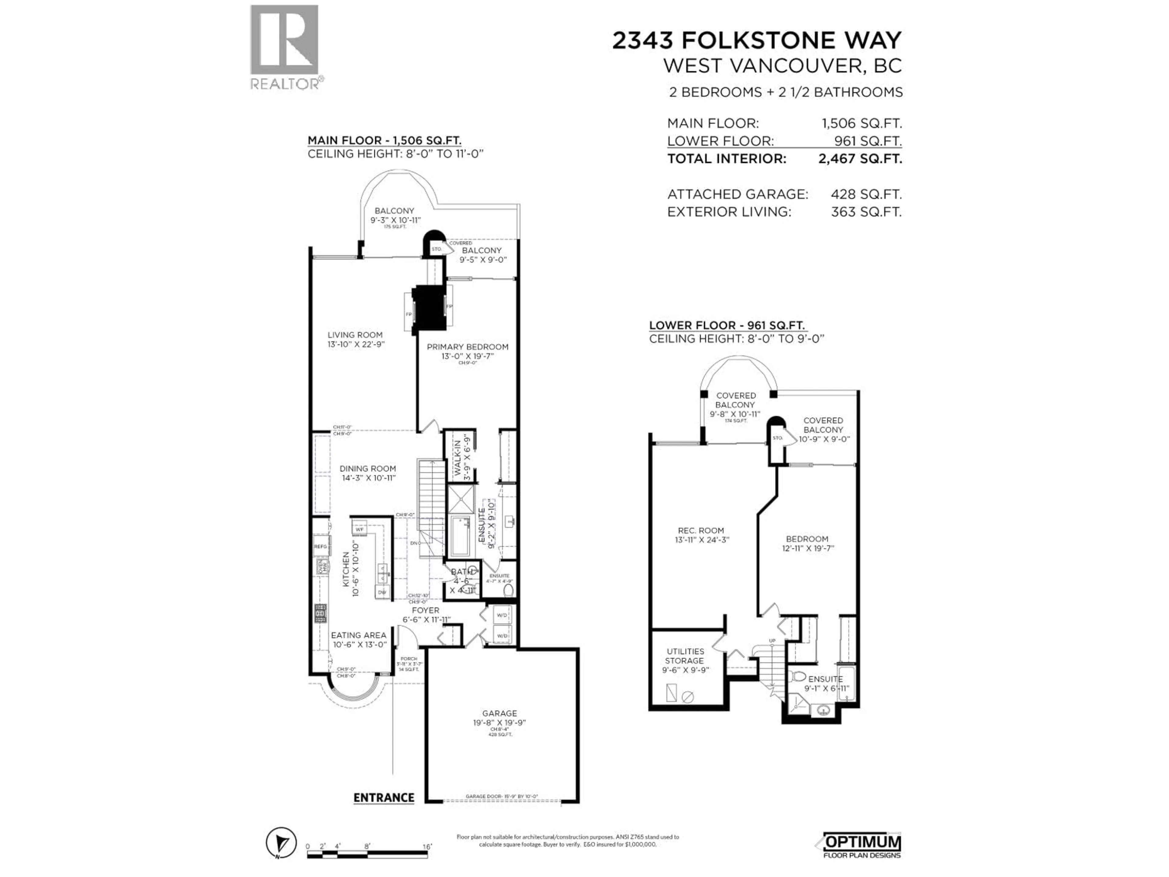 Floor plan for 2343 FOLKESTONE WAY, West Vancouver British Columbia V7S3C9