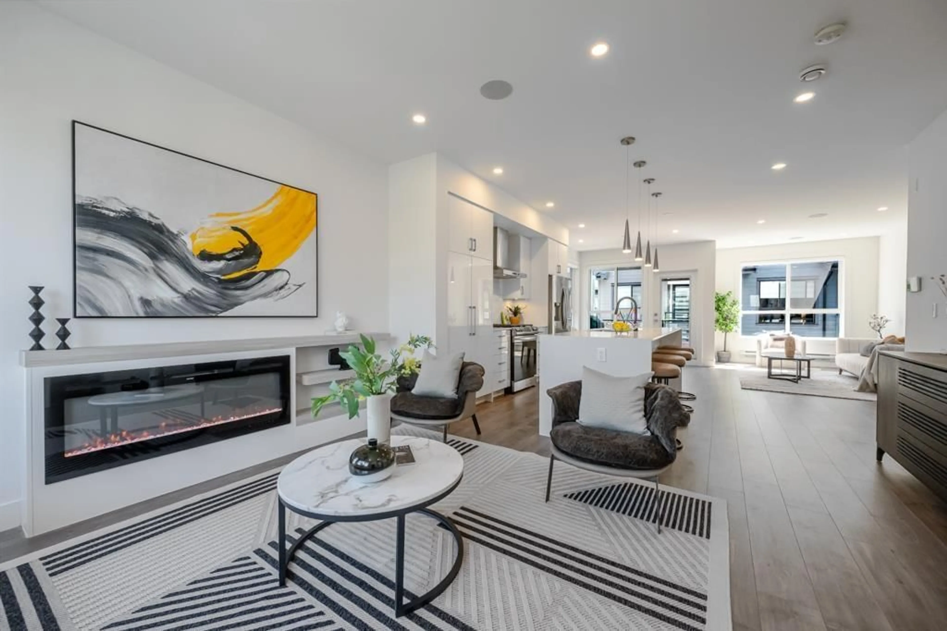 Living room with furniture, unknown for 46 - 7177 194A STREET, Surrey British Columbia V4N6V6