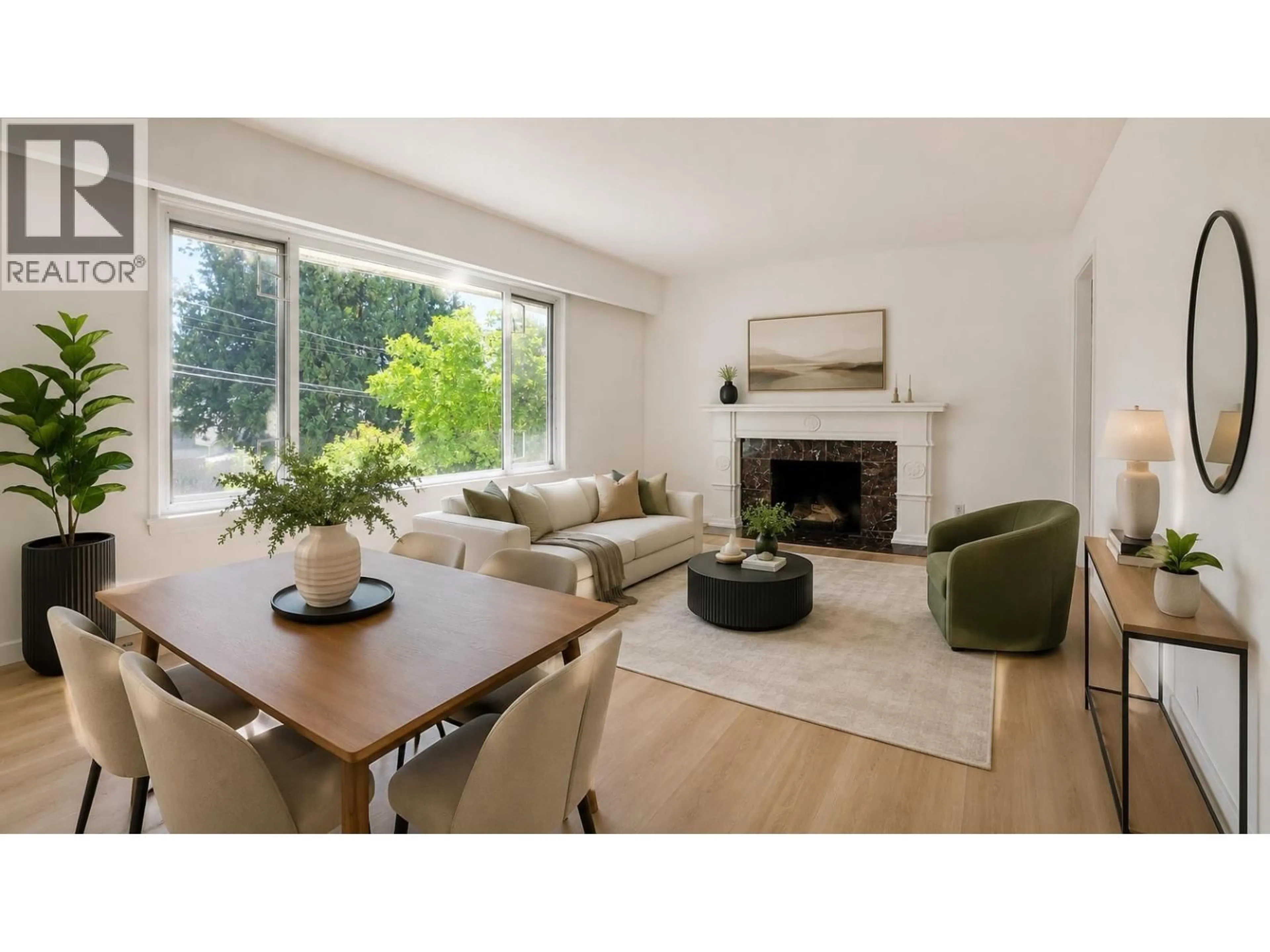 Living room with furniture, wood/laminate floor for 234 23RD STREET, North Vancouver British Columbia V7M2B3