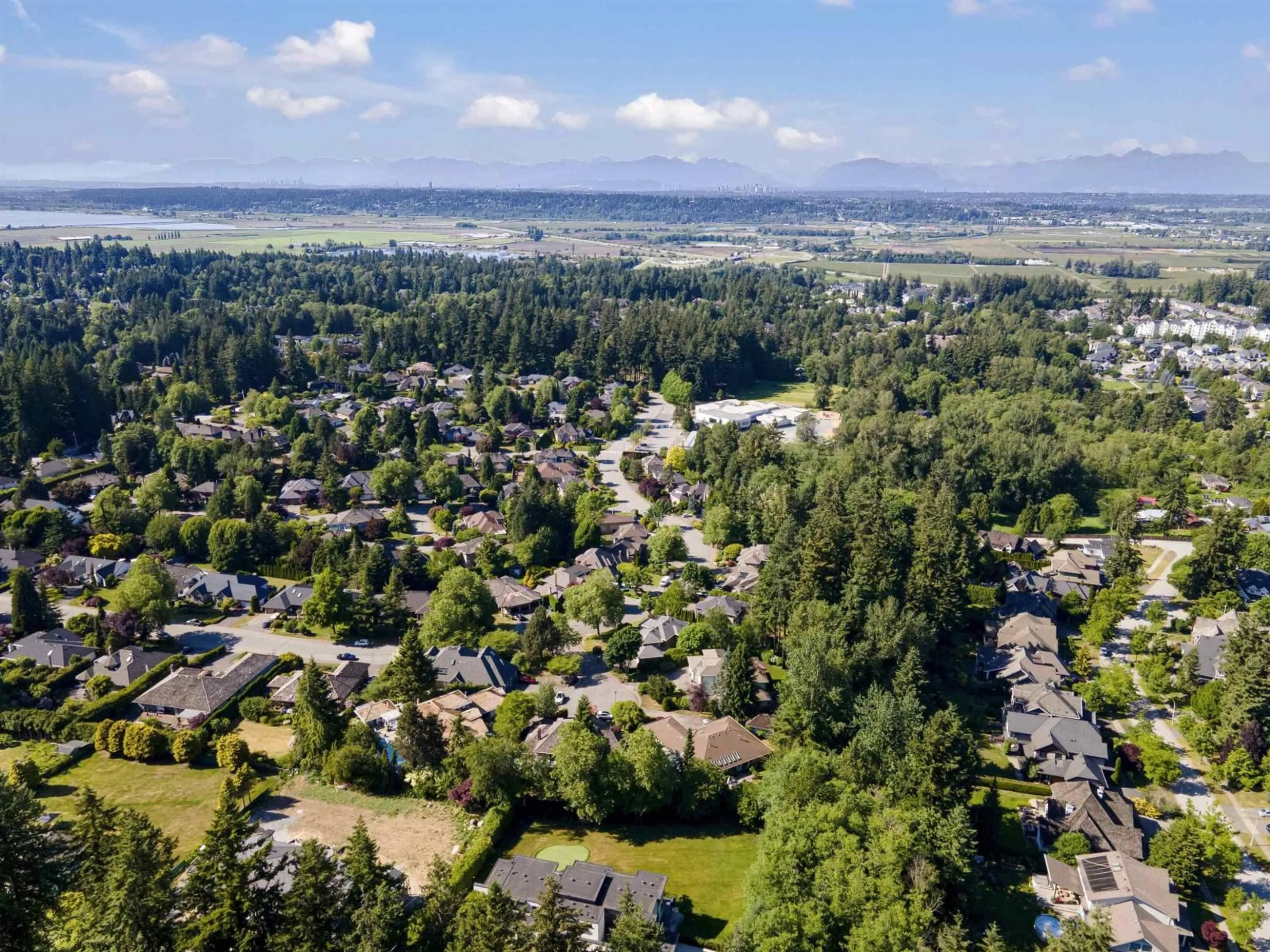A pic from outside/outdoor area/front of a property/back of a property/a pic from drone, mountain view for 2878 145B STREET, Surrey British Columbia V4P1P5