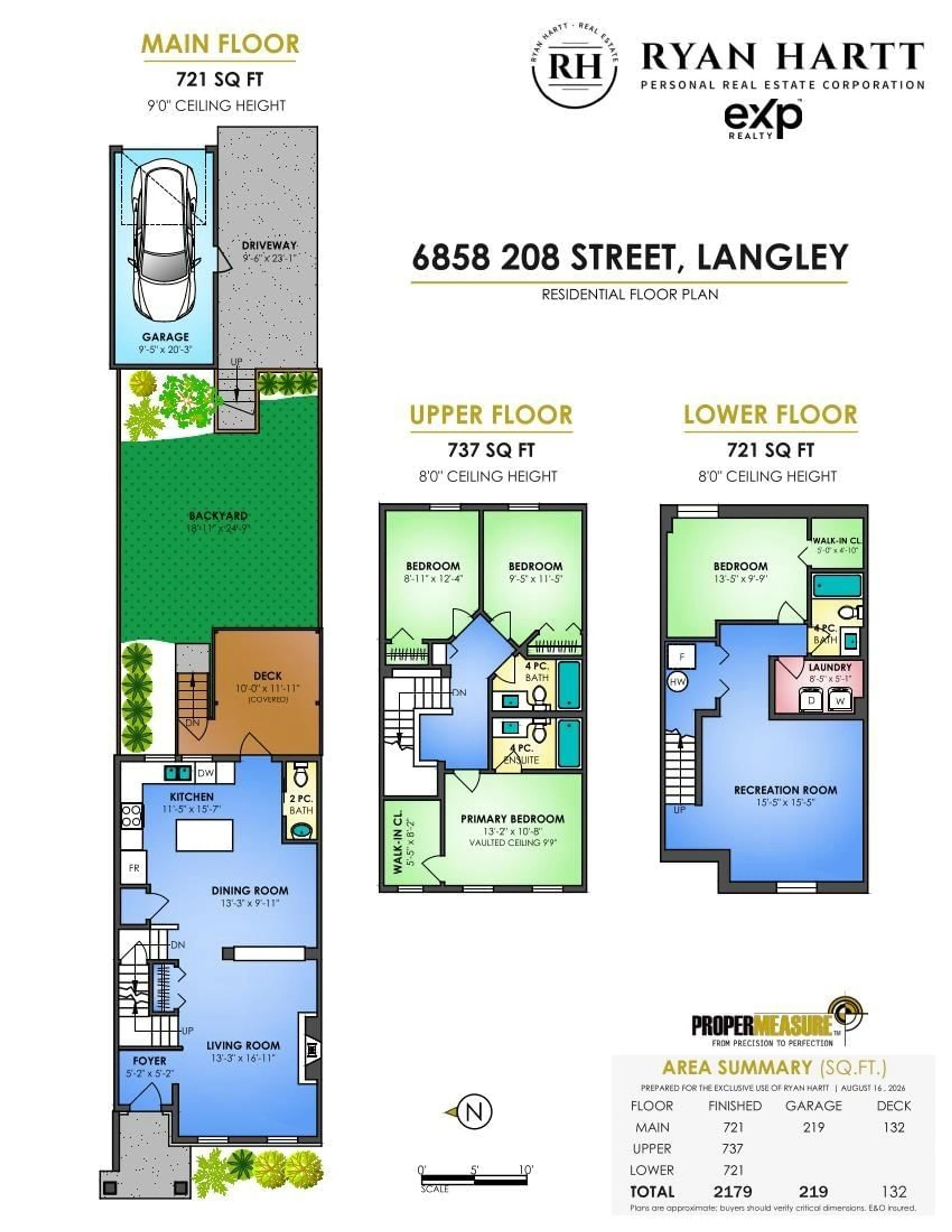 Floor plan for 6858 208 STREET, Langley British Columbia V2Y0M3