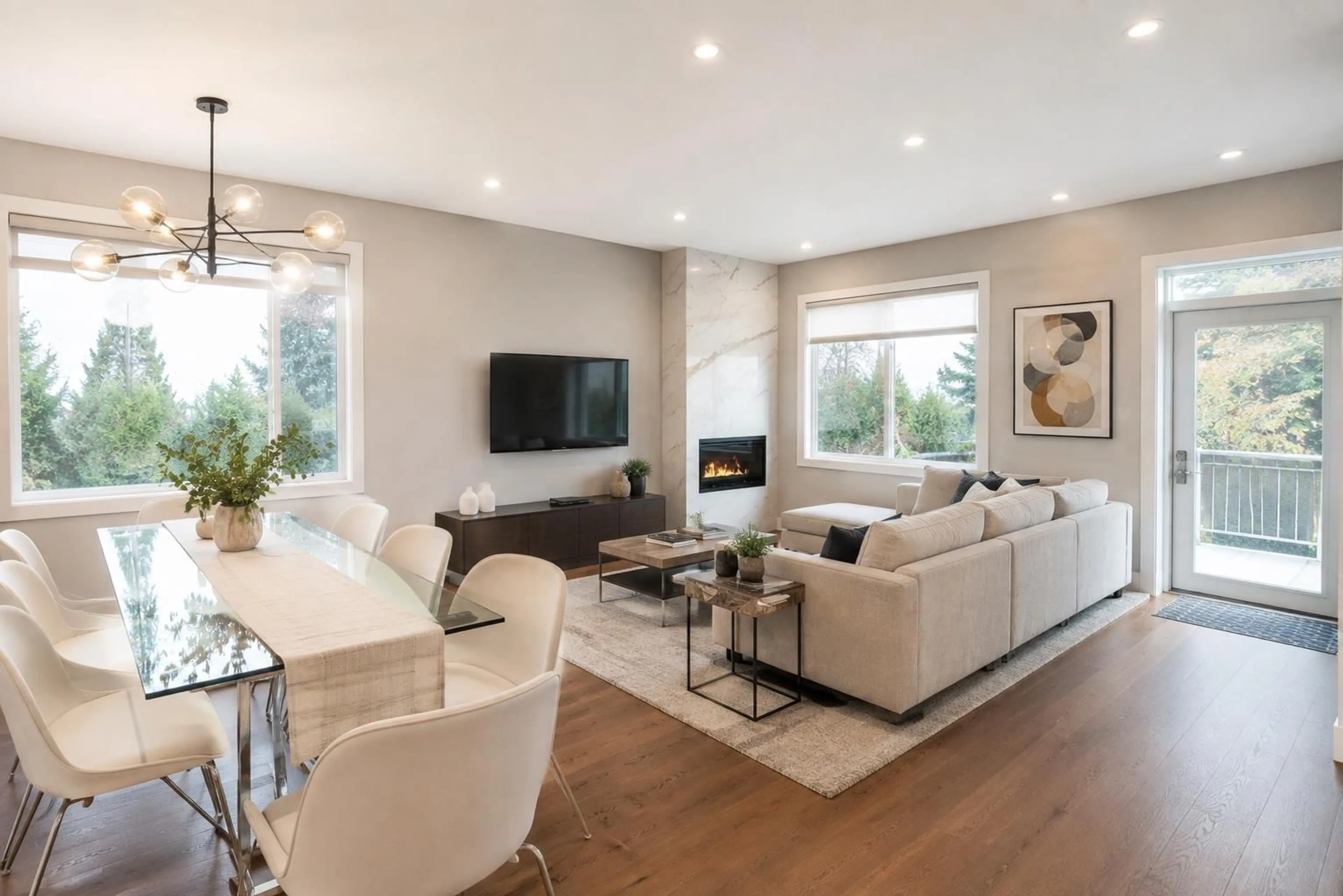 Living room with furniture, unknown for 9183 NAGASAKA LANE, Delta British Columbia V4C3K7