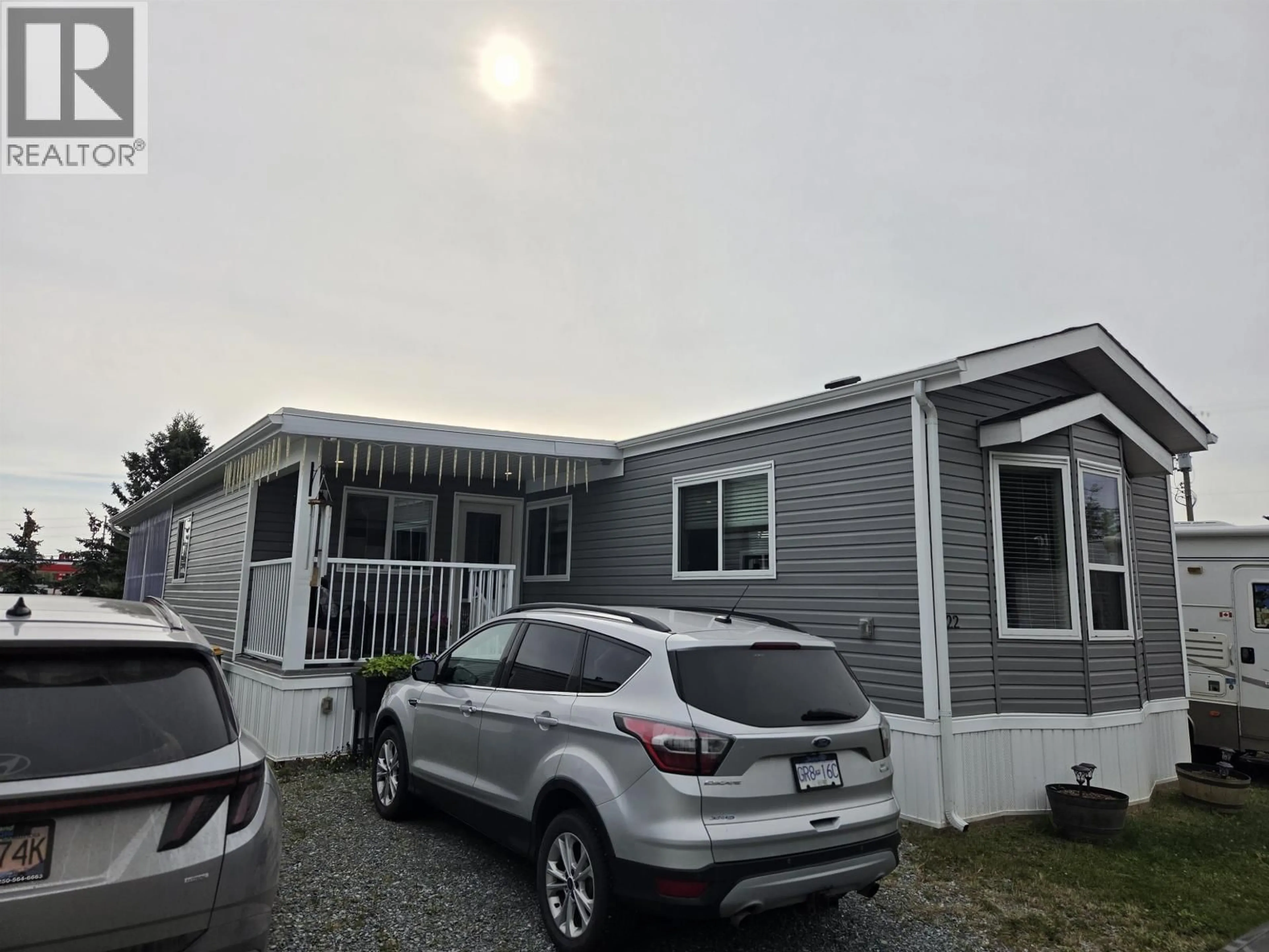 Home with vinyl exterior material, street for 22 - 5988 GAUTHIER ROAD, Prince George British Columbia V2N5M4