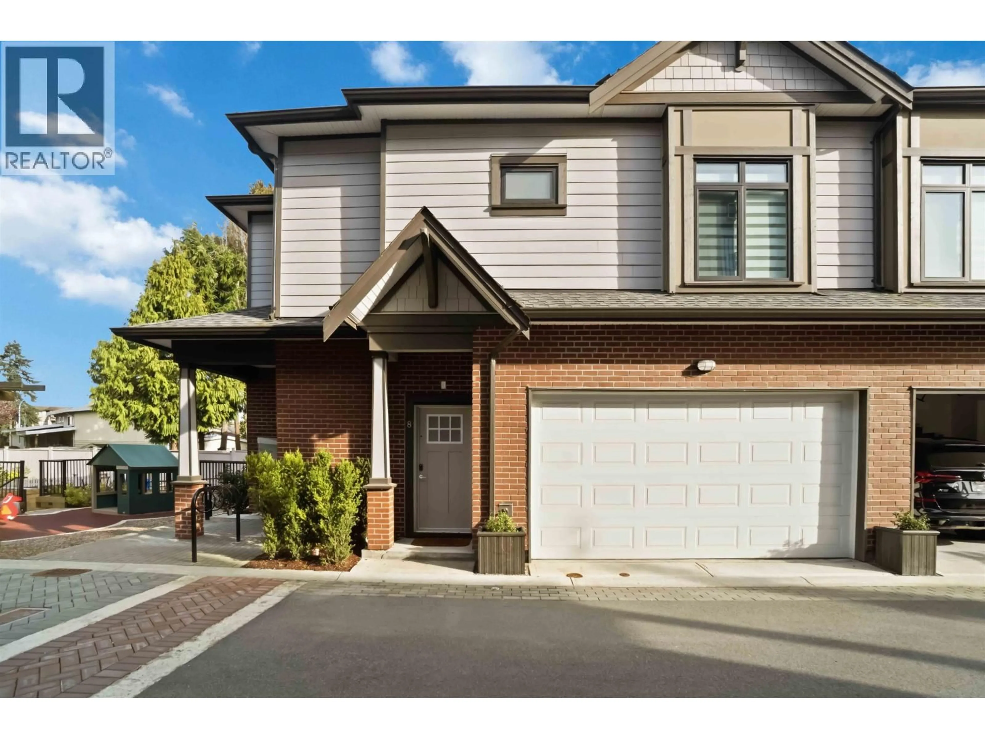 Home with brick exterior material, street for 8 - 9633 STEVESTON HIGHWAY, Richmond British Columbia V7A1M7
