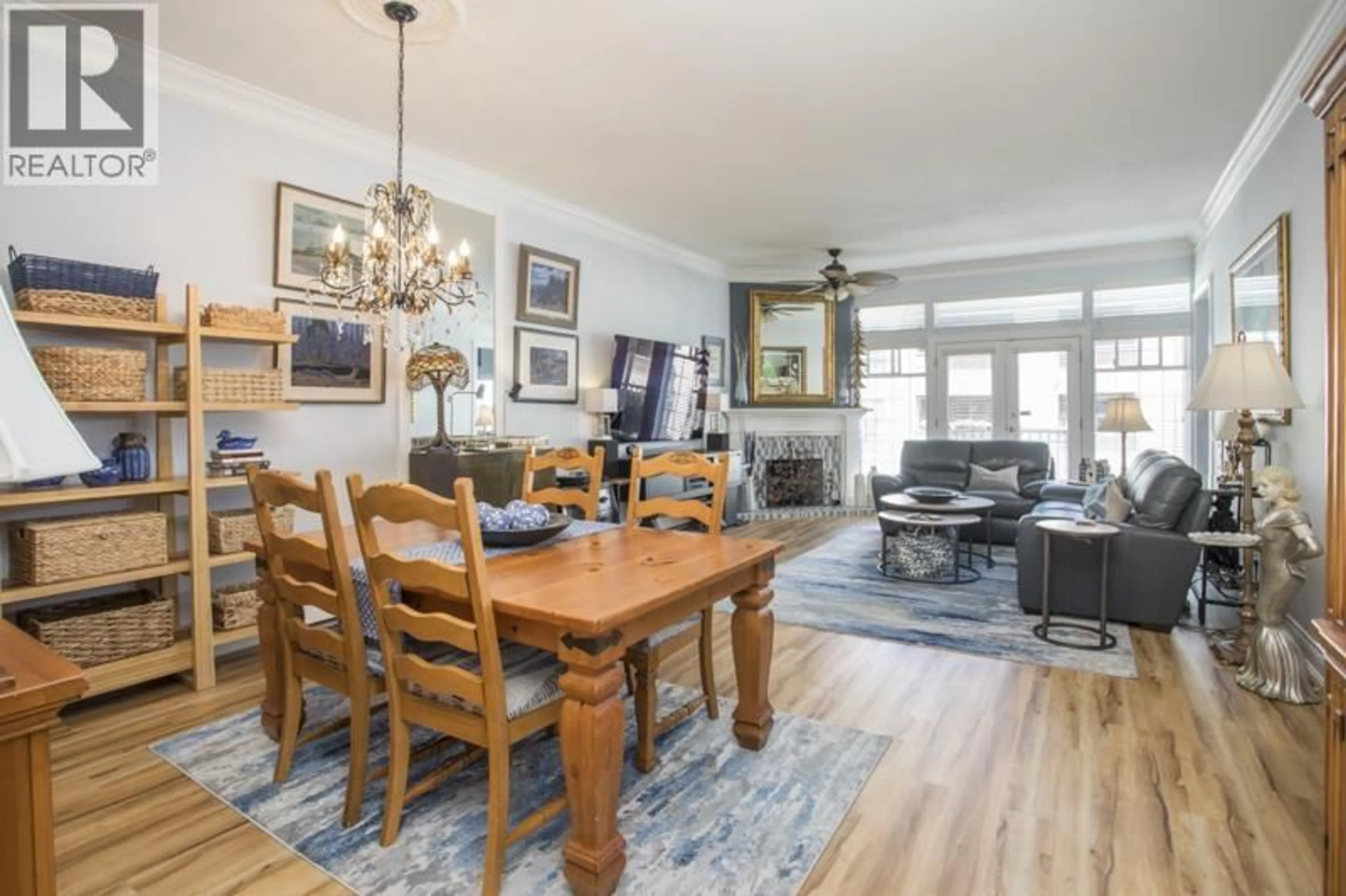 Dining room, wood/laminate floor for 205 - 7660 MINORU BOULEVARD, Richmond British Columbia V6Y1Z5