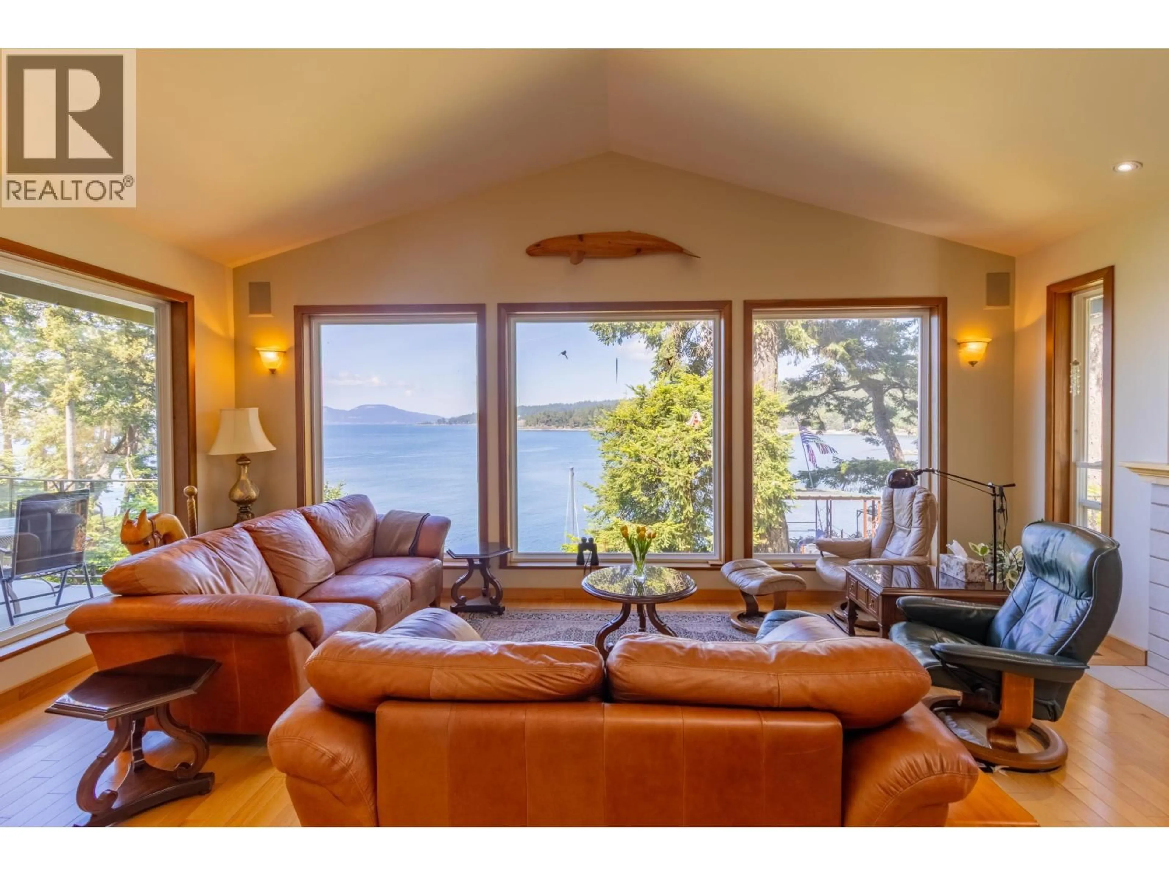 Living room with furniture, unknown for 1602 CHART DRIVE, Pender Island British Columbia V0N2M2