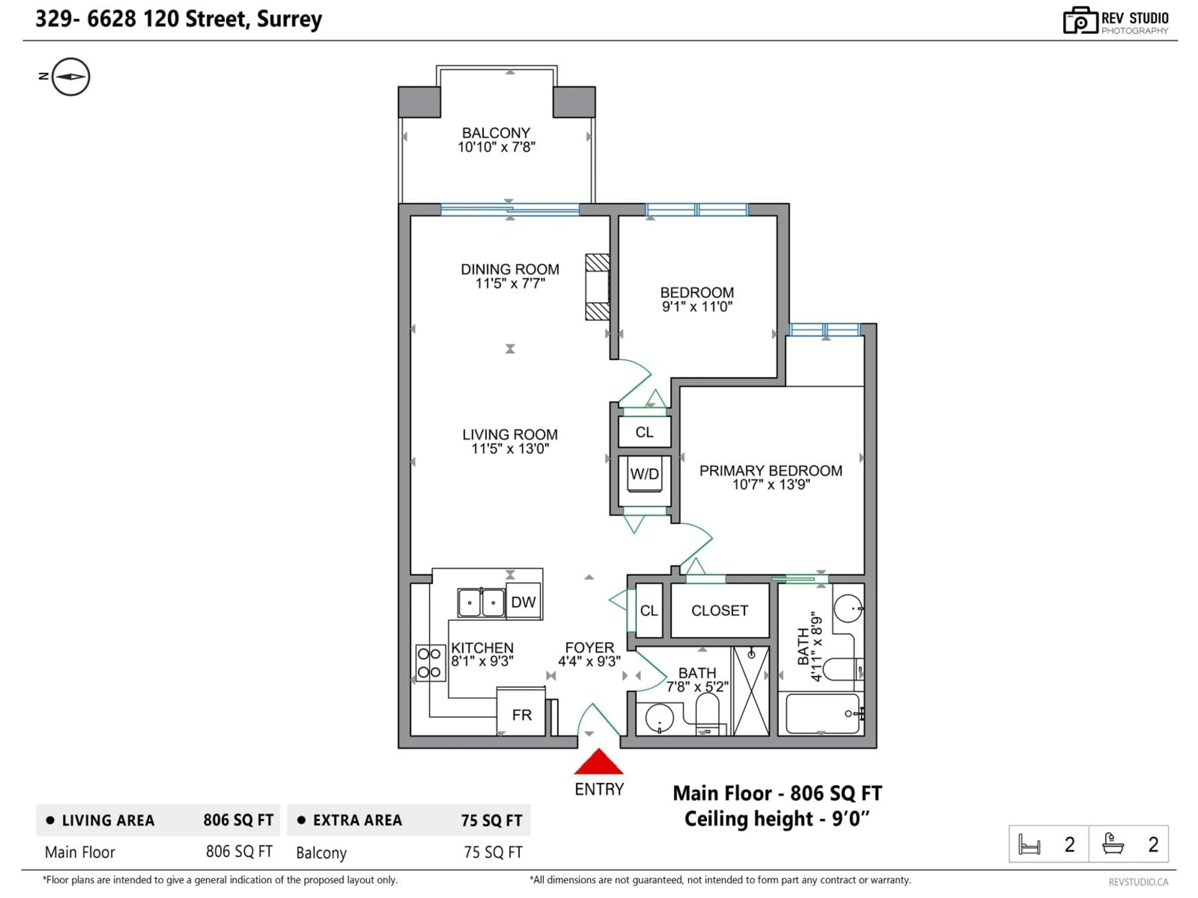 Floor plan for 329 - 6628 120 STREET, Surrey British Columbia V3W1T7