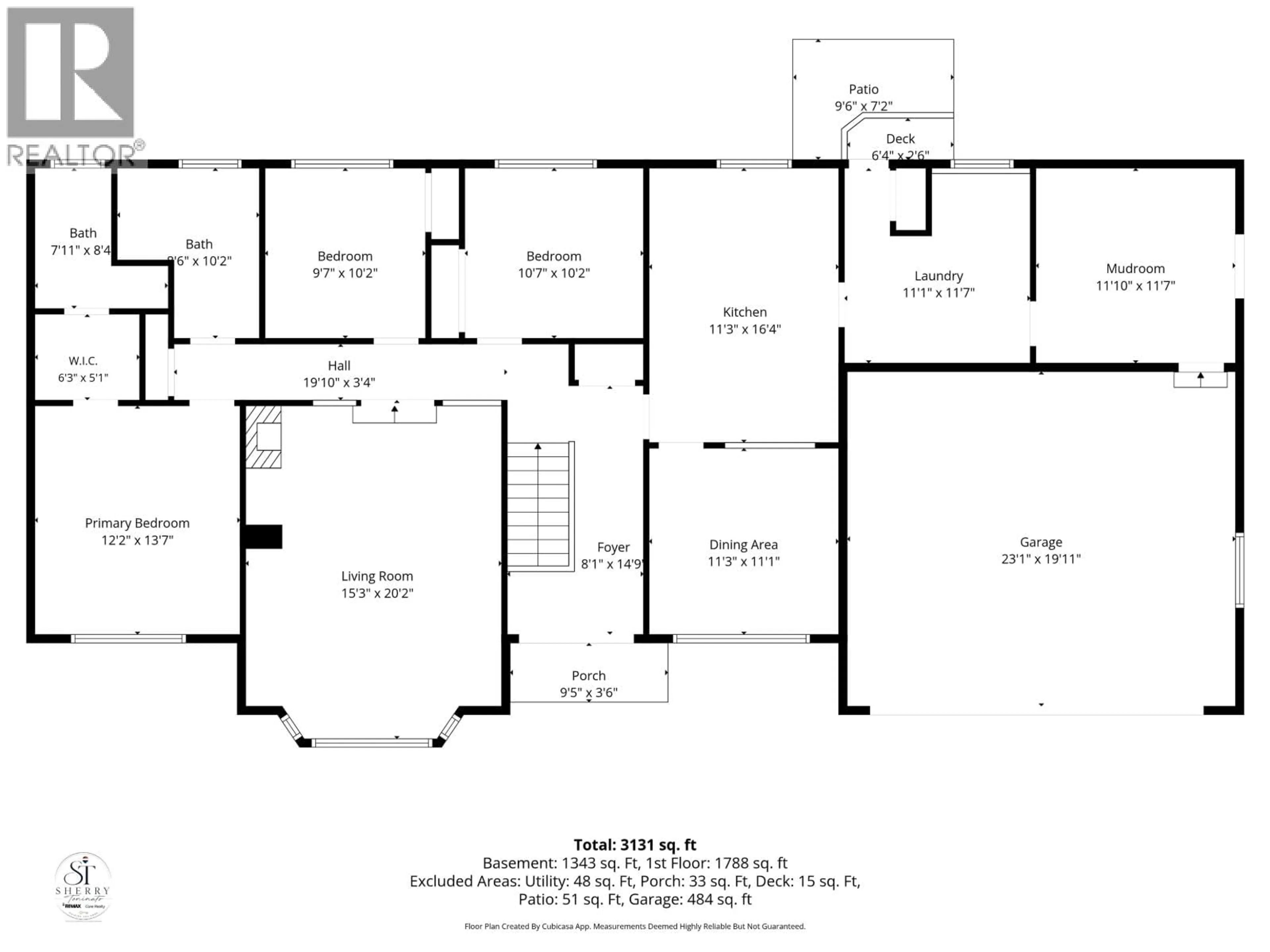 Floor plan for 6900 ALDEEN ROAD, Prince George British Columbia V2N5P8