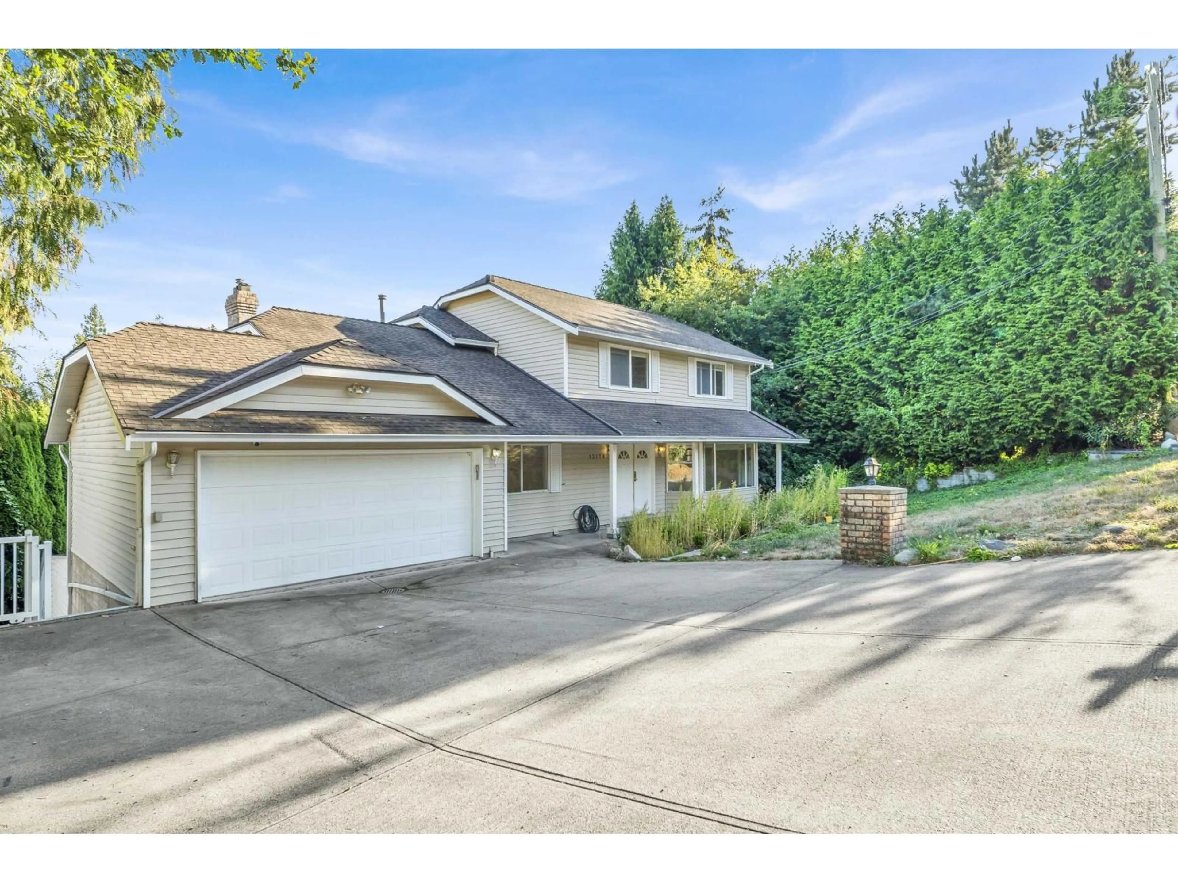 Home with vinyl exterior material, street for 13178 COULTHARD ROAD, Surrey British Columbia V3X3E6