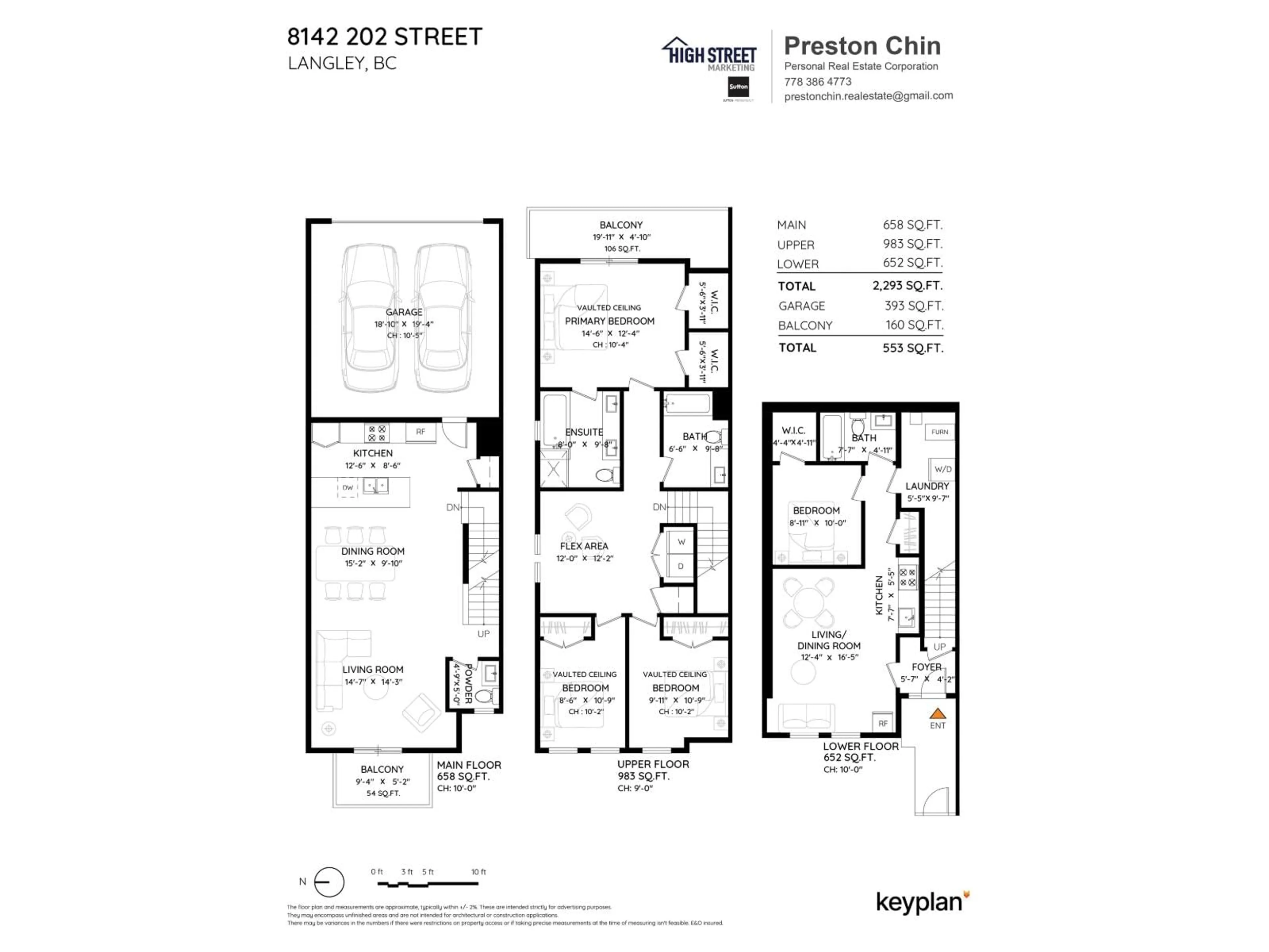 Floor plan for 8142 202 STREET, Langley British Columbia V2Y3K2