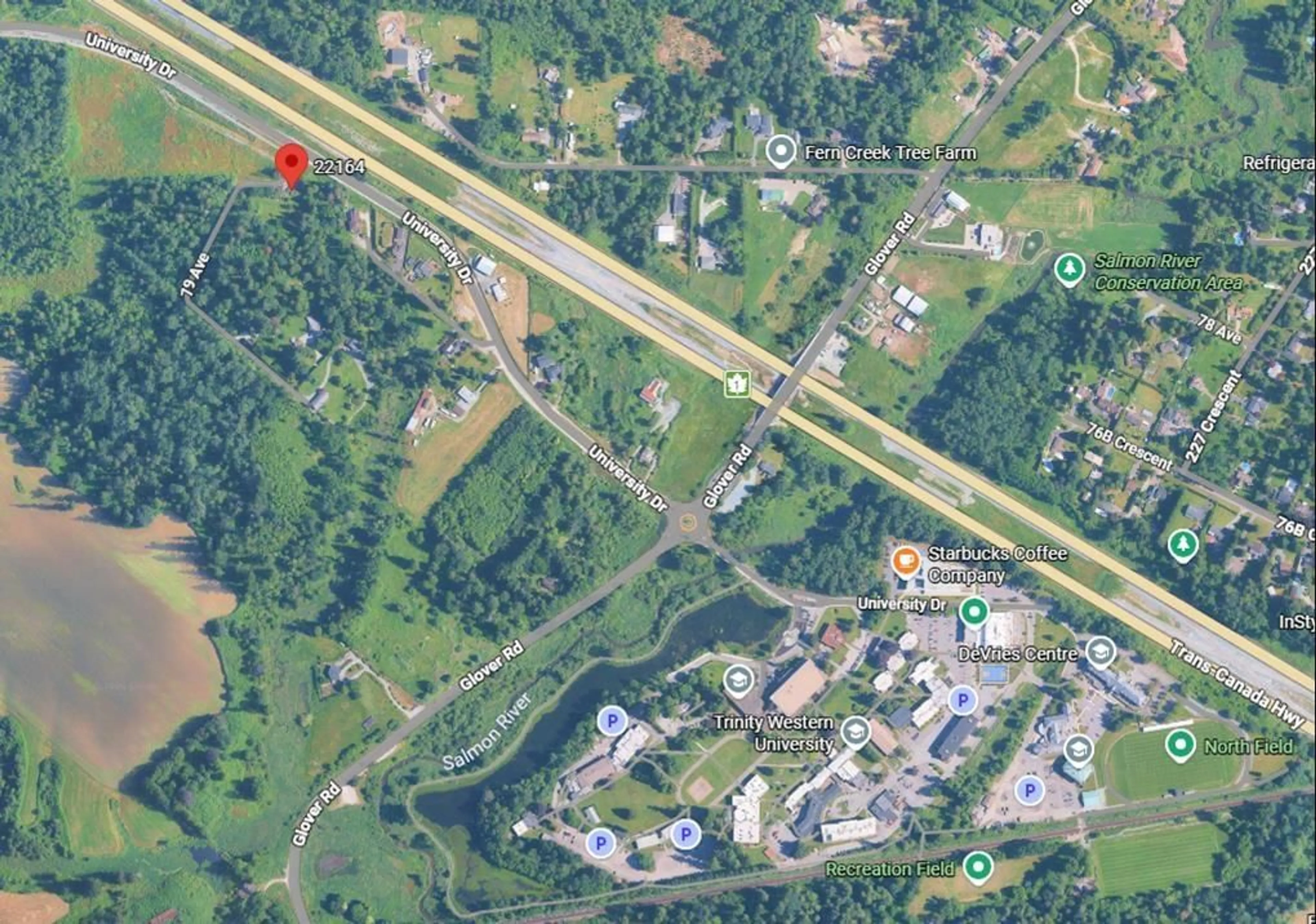 Picture of a map for 22164 79 AVENUE, Langley British Columbia V2Y2S9