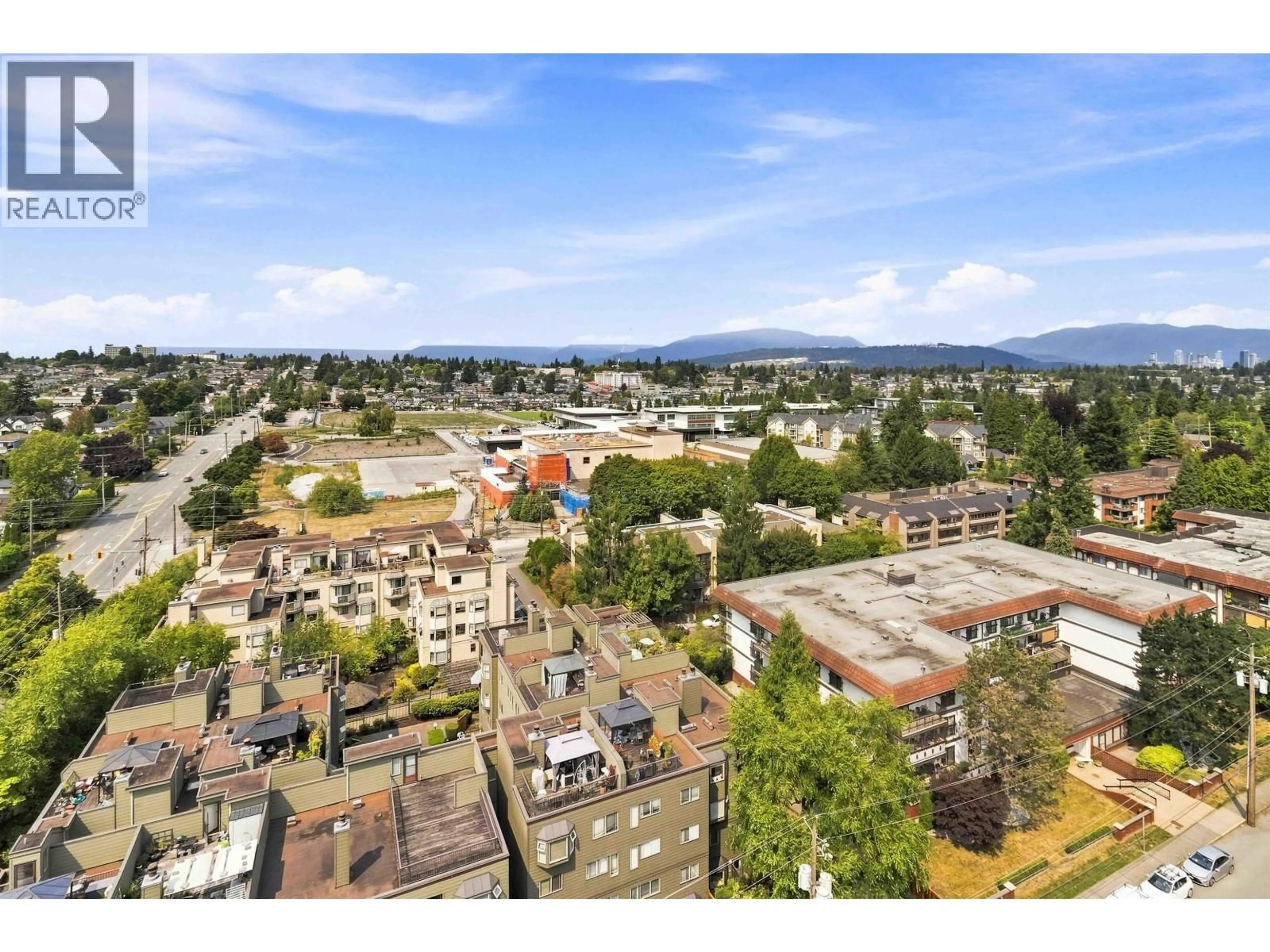A pic from outside/outdoor area/front of a property/back of a property/a pic from drone, city buildings view from balcony for 1603 - 740 HAMILTON STREET, New Westminster British Columbia V3M5T7