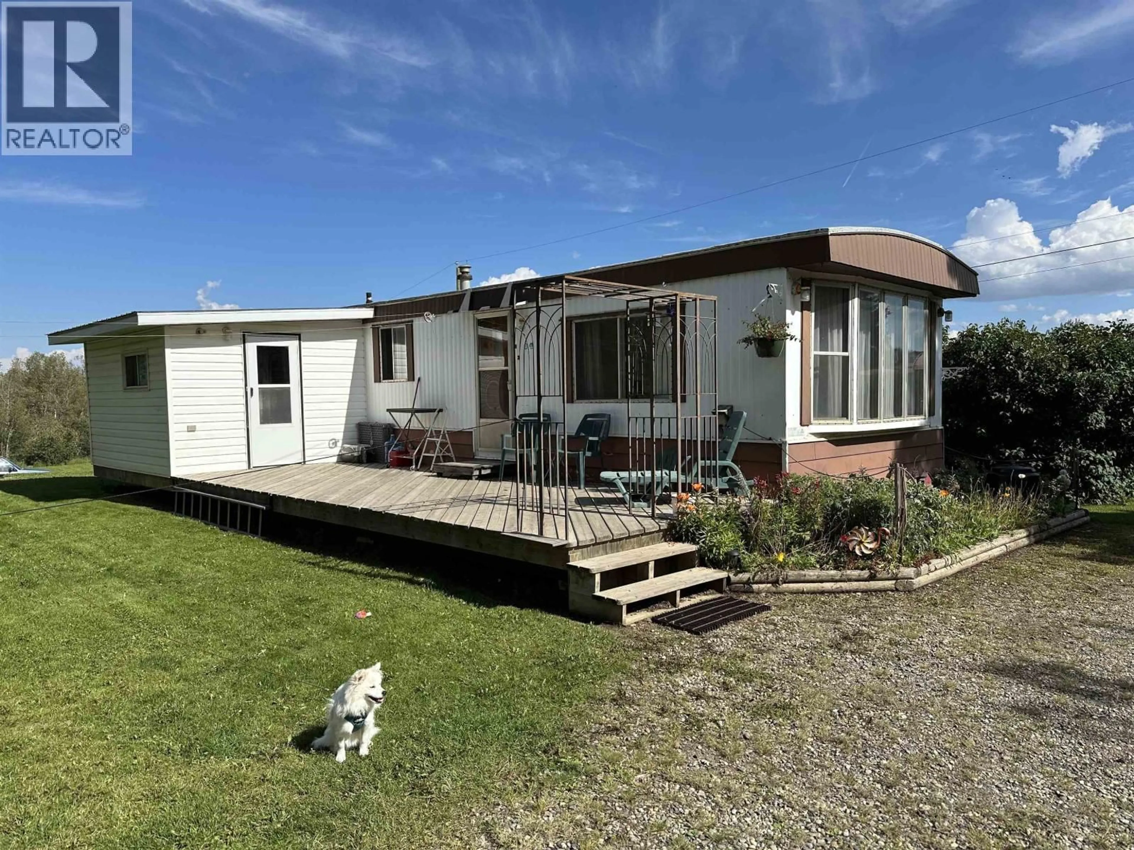 A pic from outside/outdoor area/front of a property/back of a property/a pic from drone, unknown for 13354 PARK FRONTAGE ROAD, Charlie Lake British Columbia V1G8G4
