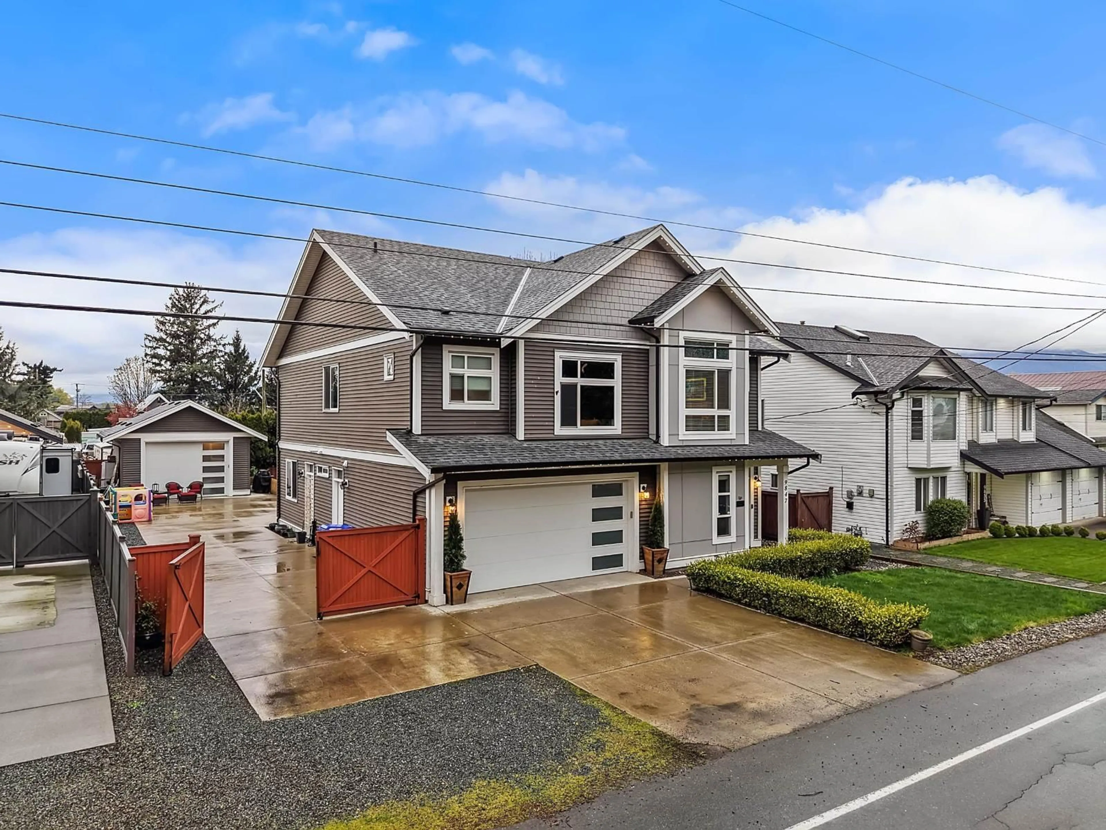 Home with vinyl exterior material, street for 9847 MCGRATH ROAD, Rosedale British Columbia V0X1X0