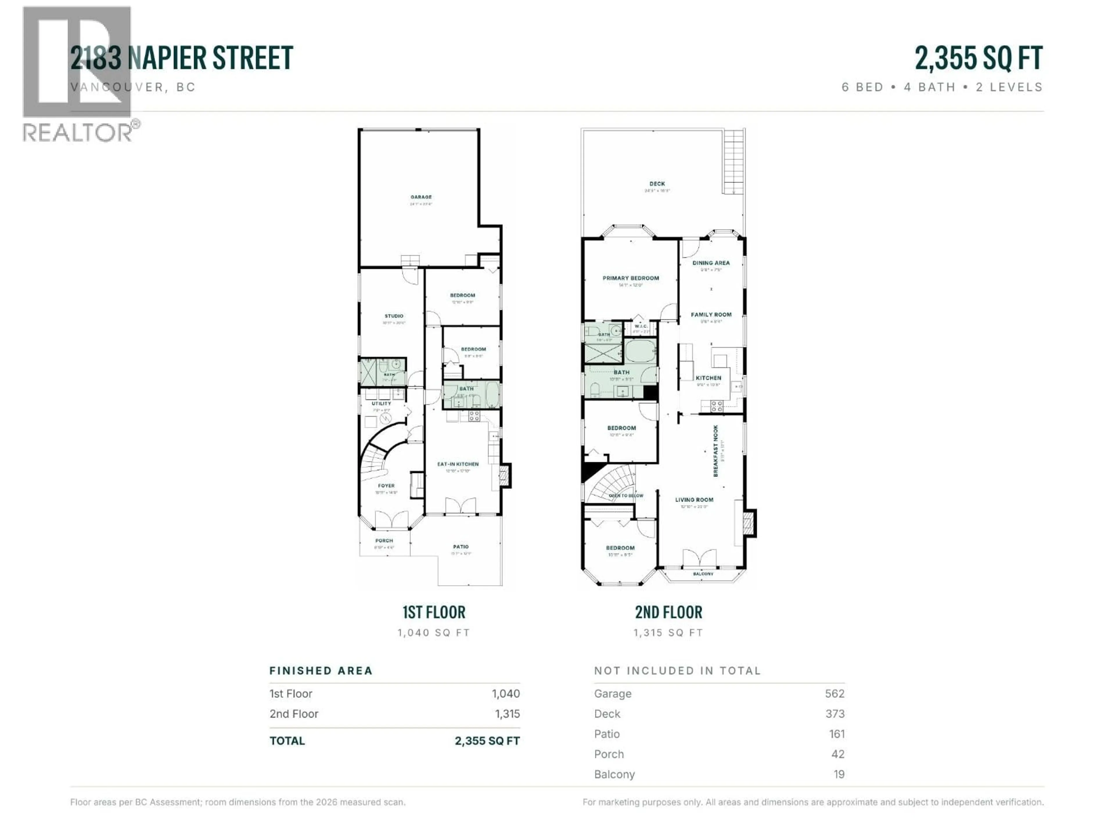 Floor plan for 2183 NAPIER STREET, Vancouver British Columbia V5L2P1
