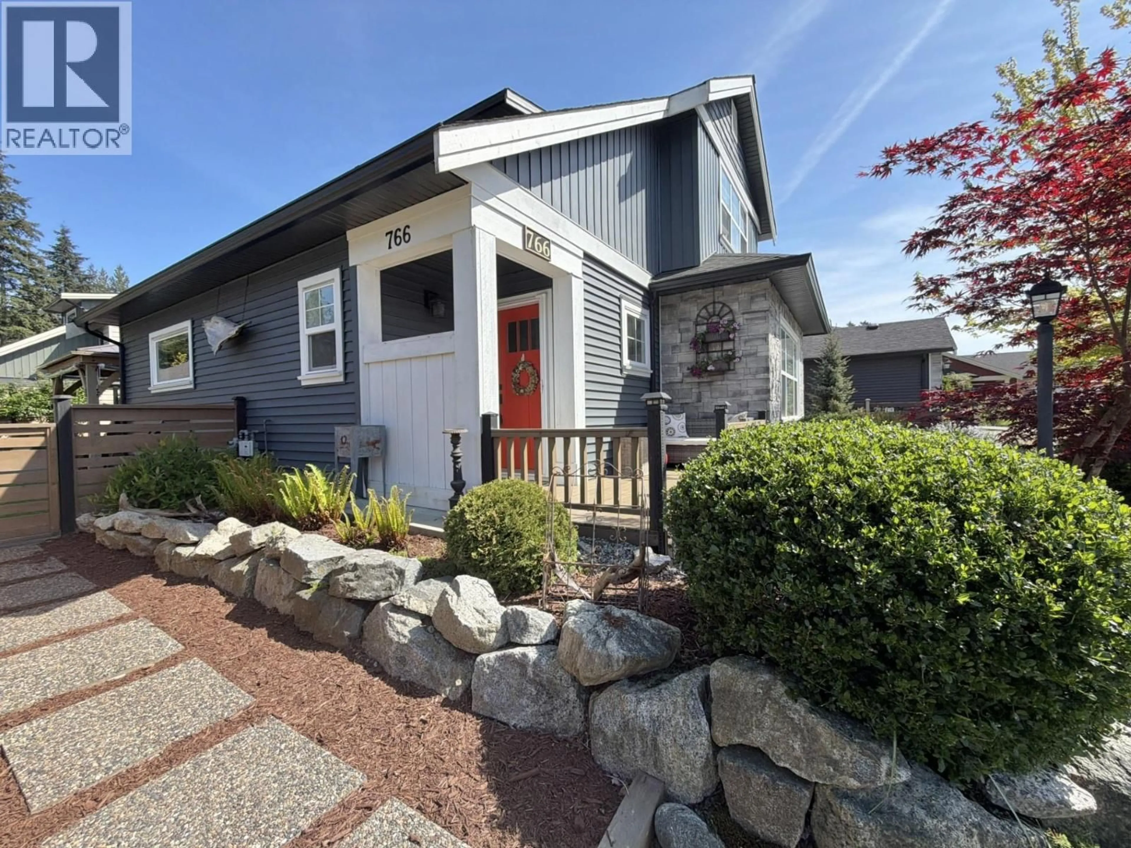 Home with vinyl exterior material, street for 766 COOPER LANE, Gibsons British Columbia V0N1V7