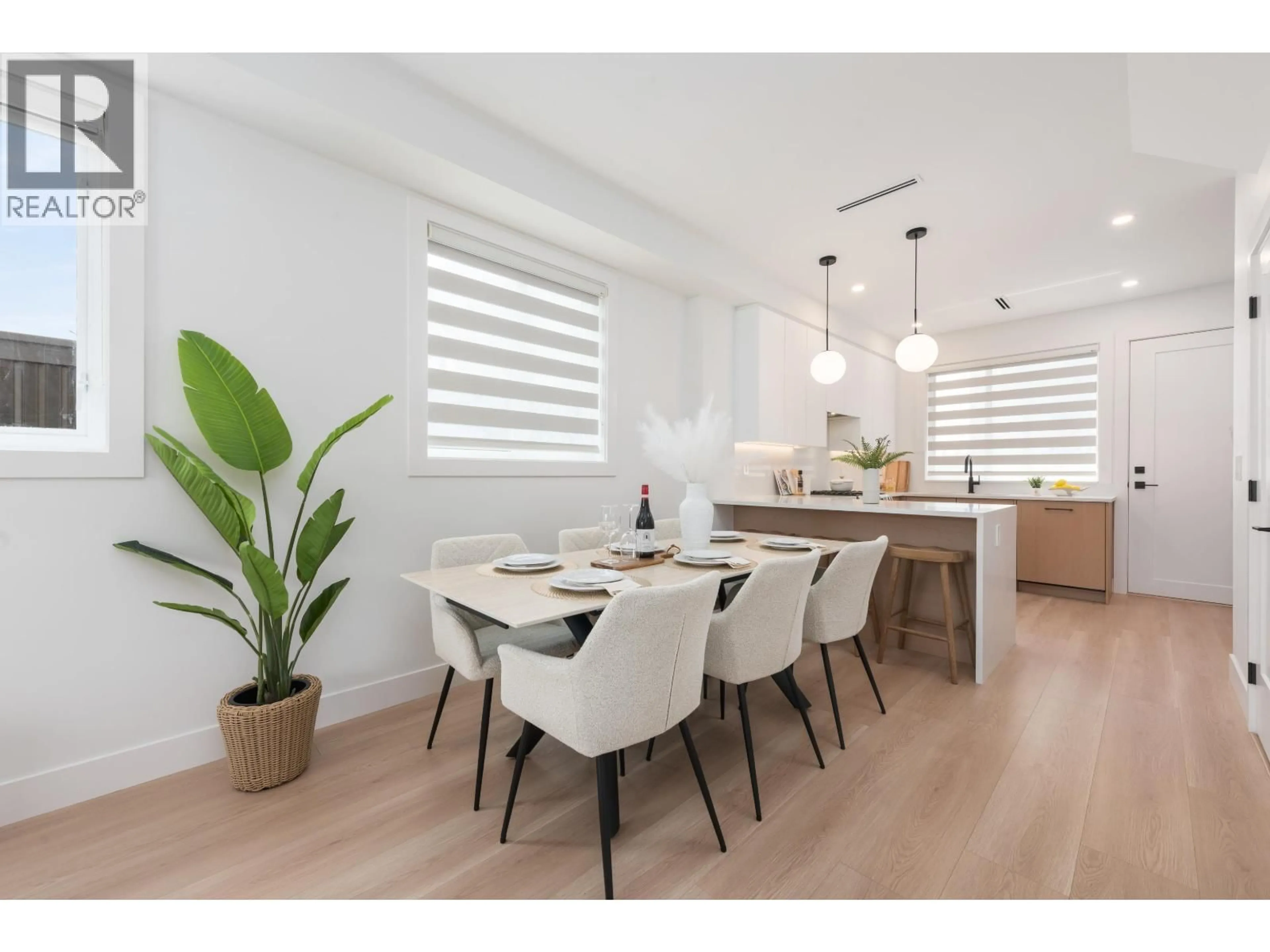 Dining room, wood/laminate floor for 3 - 6808 ELWELL STREET, Burnaby British Columbia V5E1K1