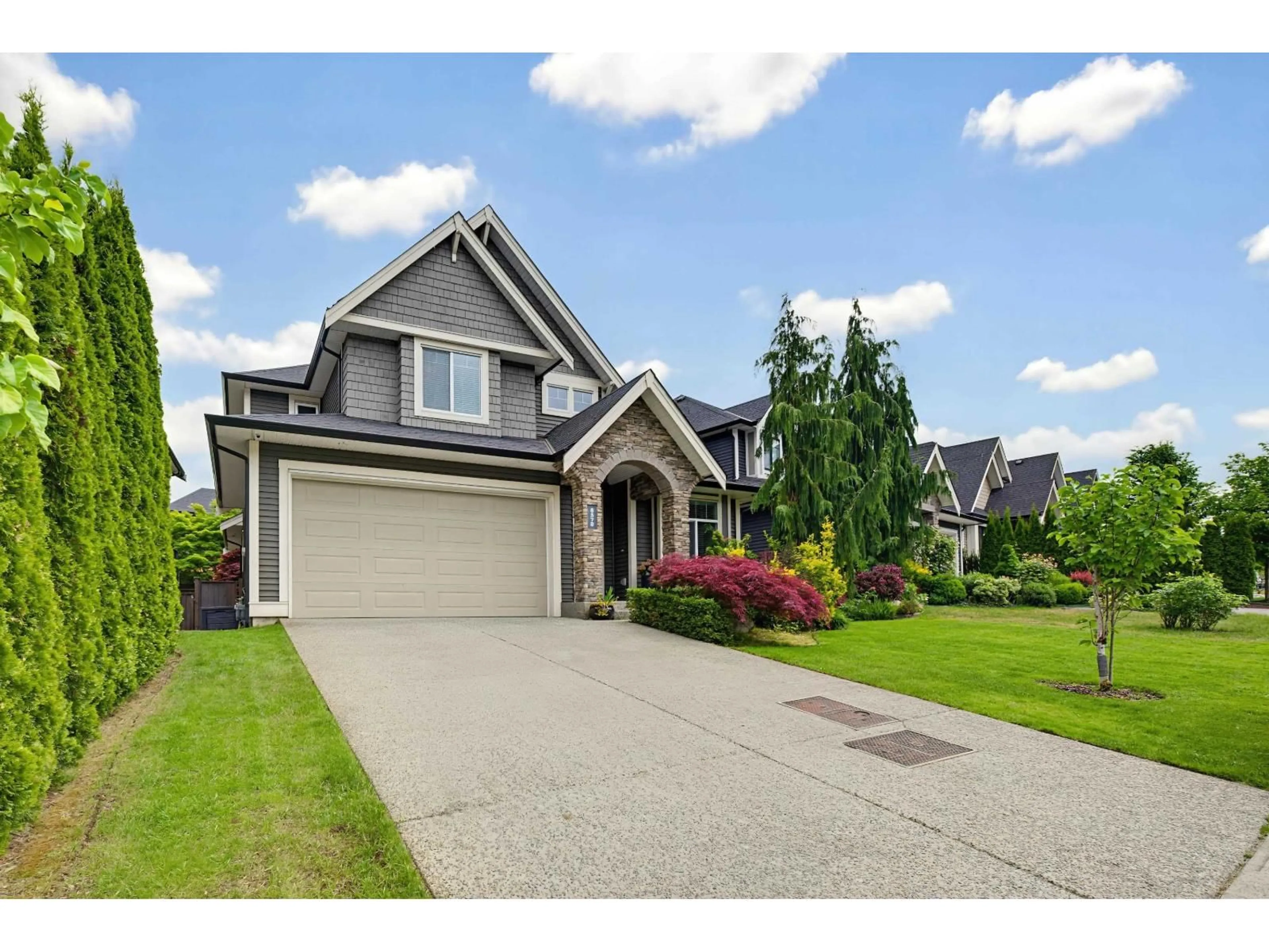 Home with vinyl exterior material, street for 8578 205B STREET, Langley British Columbia V2Y0P6