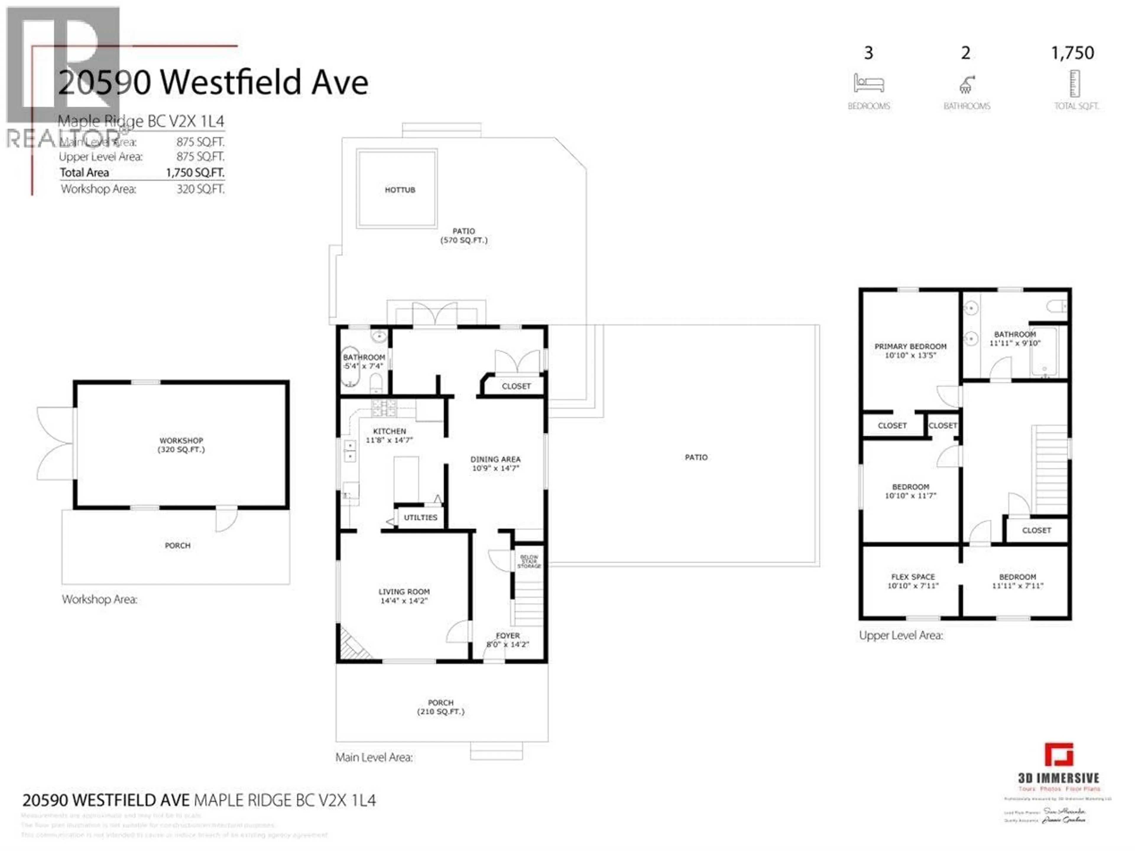 Floor plan for 20590 WESTFIELD AVENUE, Maple Ridge British Columbia V2X1L4