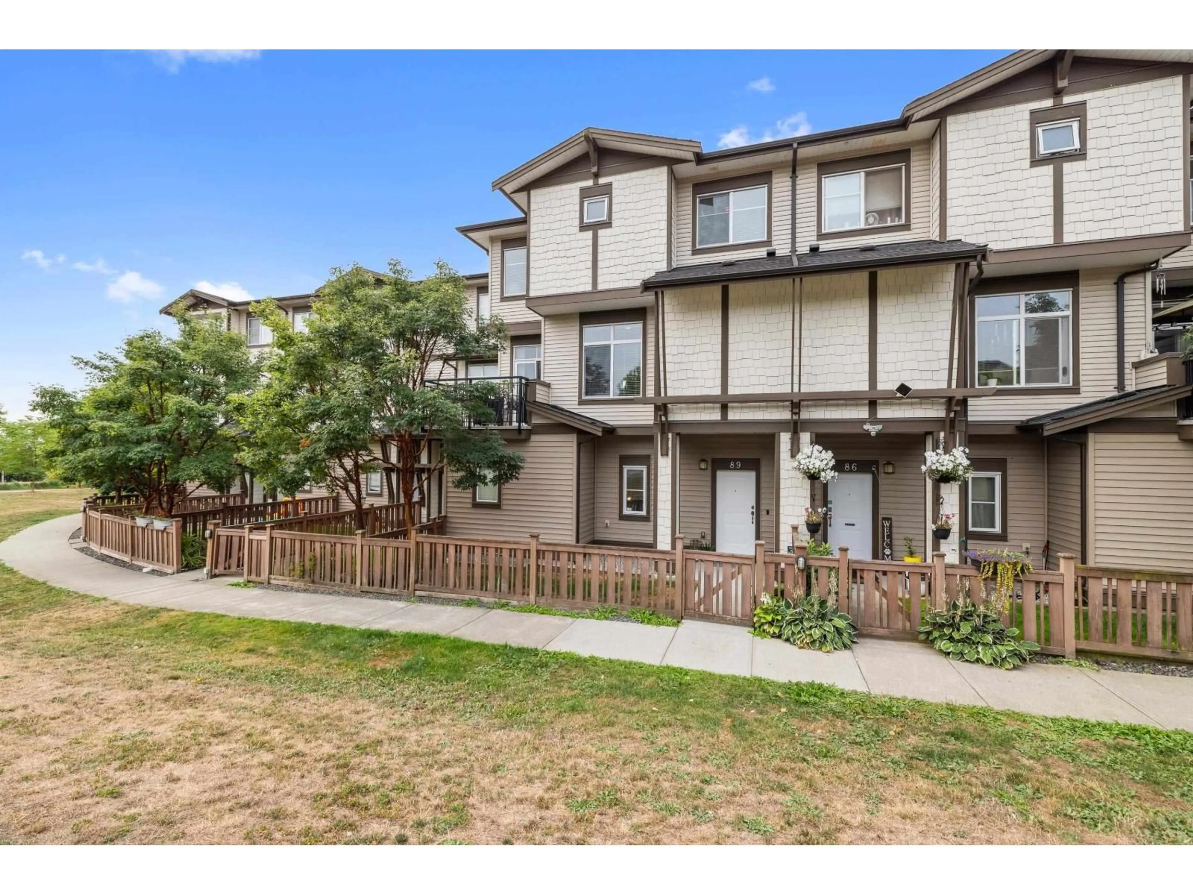 A pic from outside/outdoor area/front of a property/back of a property/a pic from drone, street for 89 - 19433 68 AVENUE, Surrey British Columbia V4N6M8