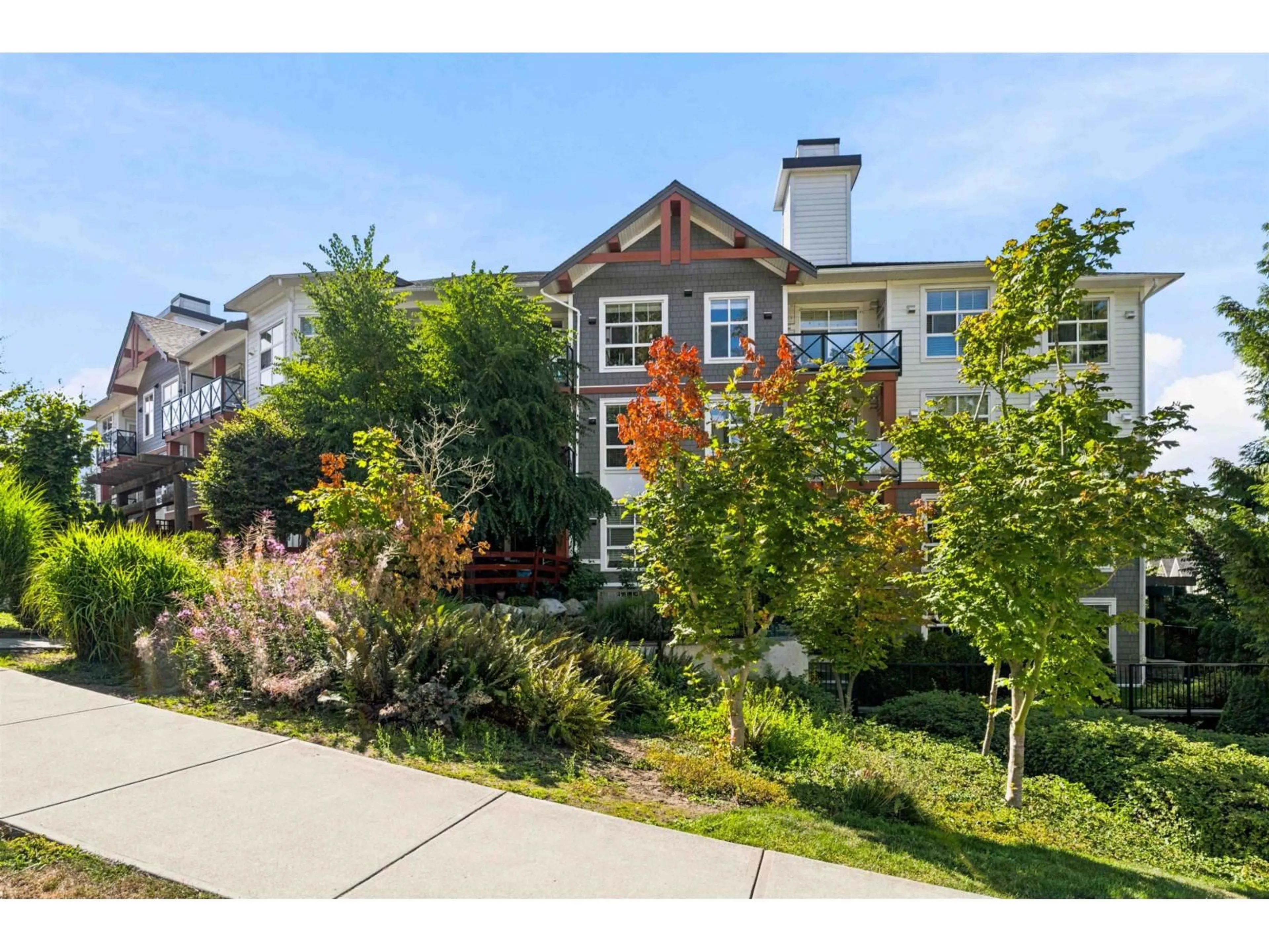 A pic from outside/outdoor area/front of a property/back of a property/a pic from drone, street for 309 - 14605 MCDOUGALL DRIVE, Surrey British Columbia V4P0G7