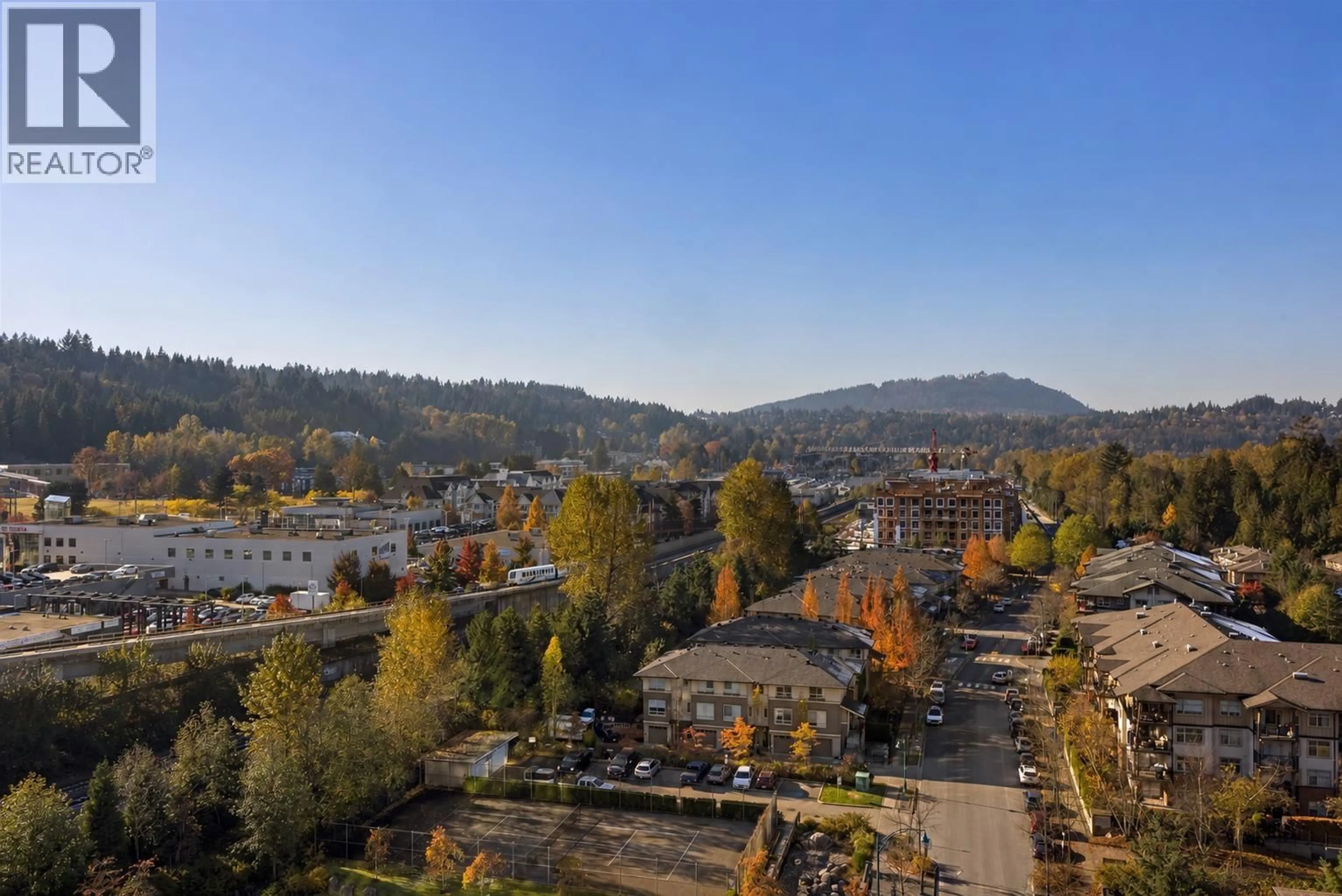 A pic from outside/outdoor area/front of a property/back of a property/a pic from drone, mountain view for 651 NOOTKA WAY, Port Moody British Columbia V3H0A1