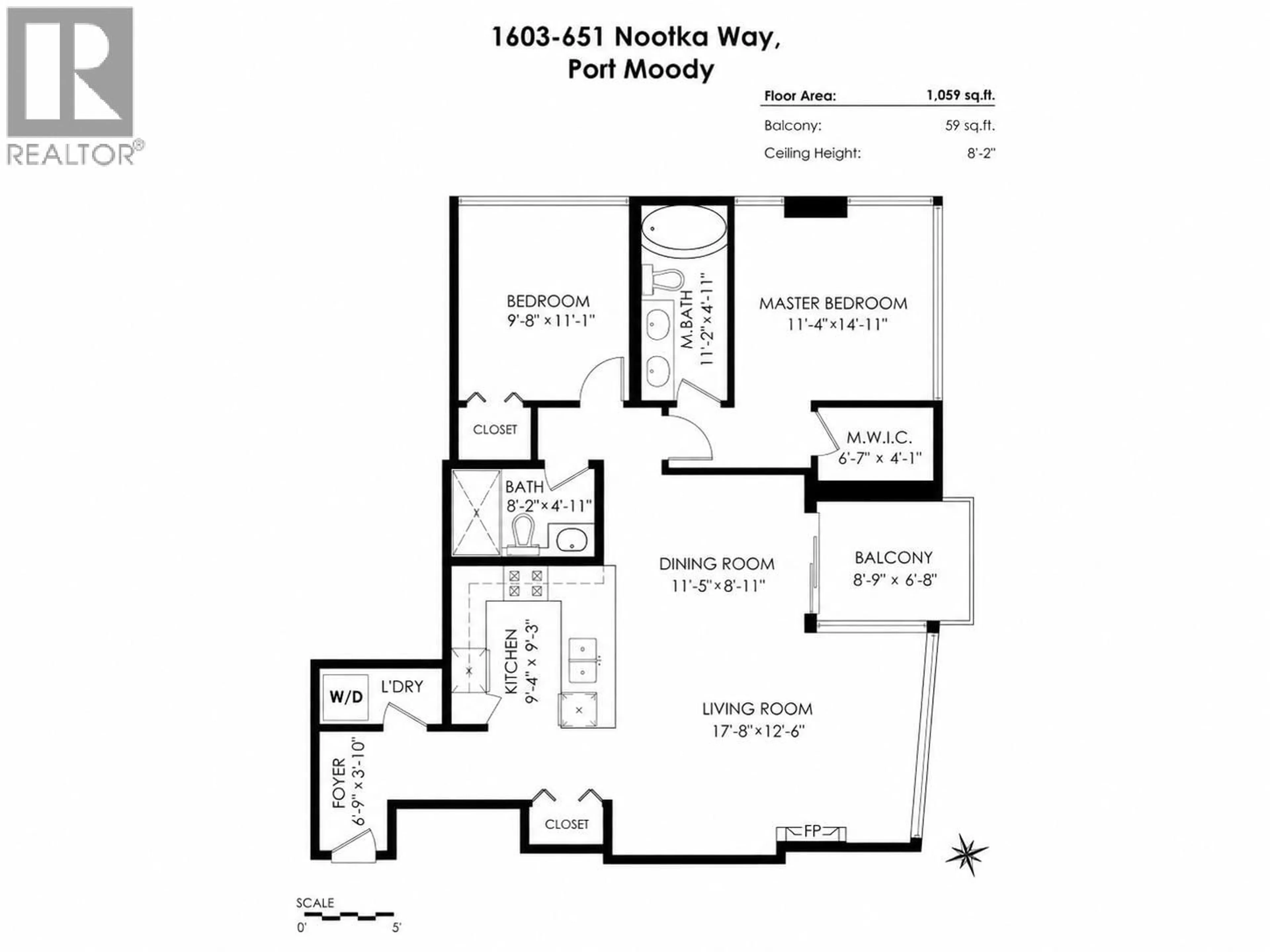 Floor plan for 651 NOOTKA WAY, Port Moody British Columbia V3H0A1