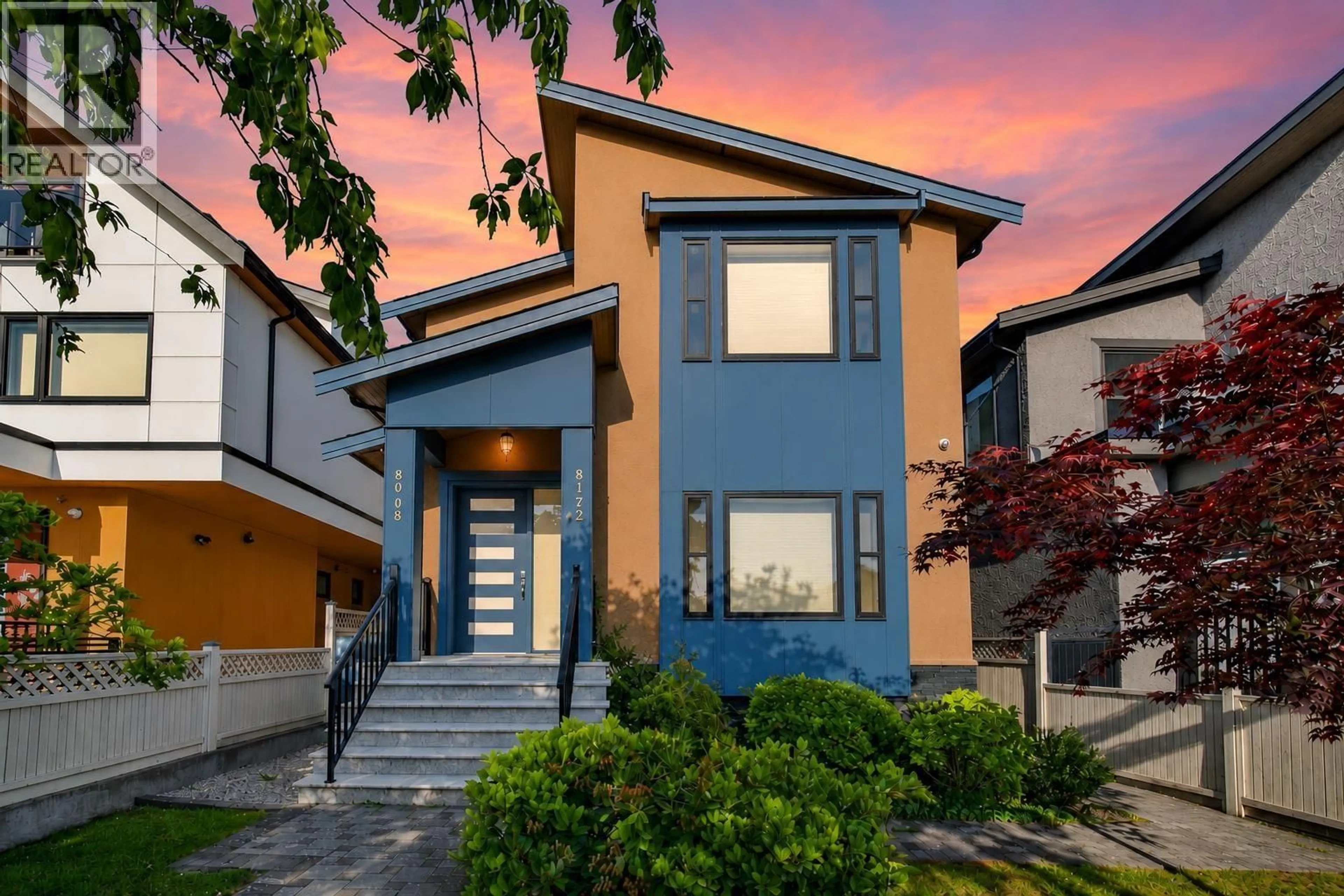 Home with vinyl exterior material, street for 8068 HAIG STREET, Vancouver British Columbia V6P4R9