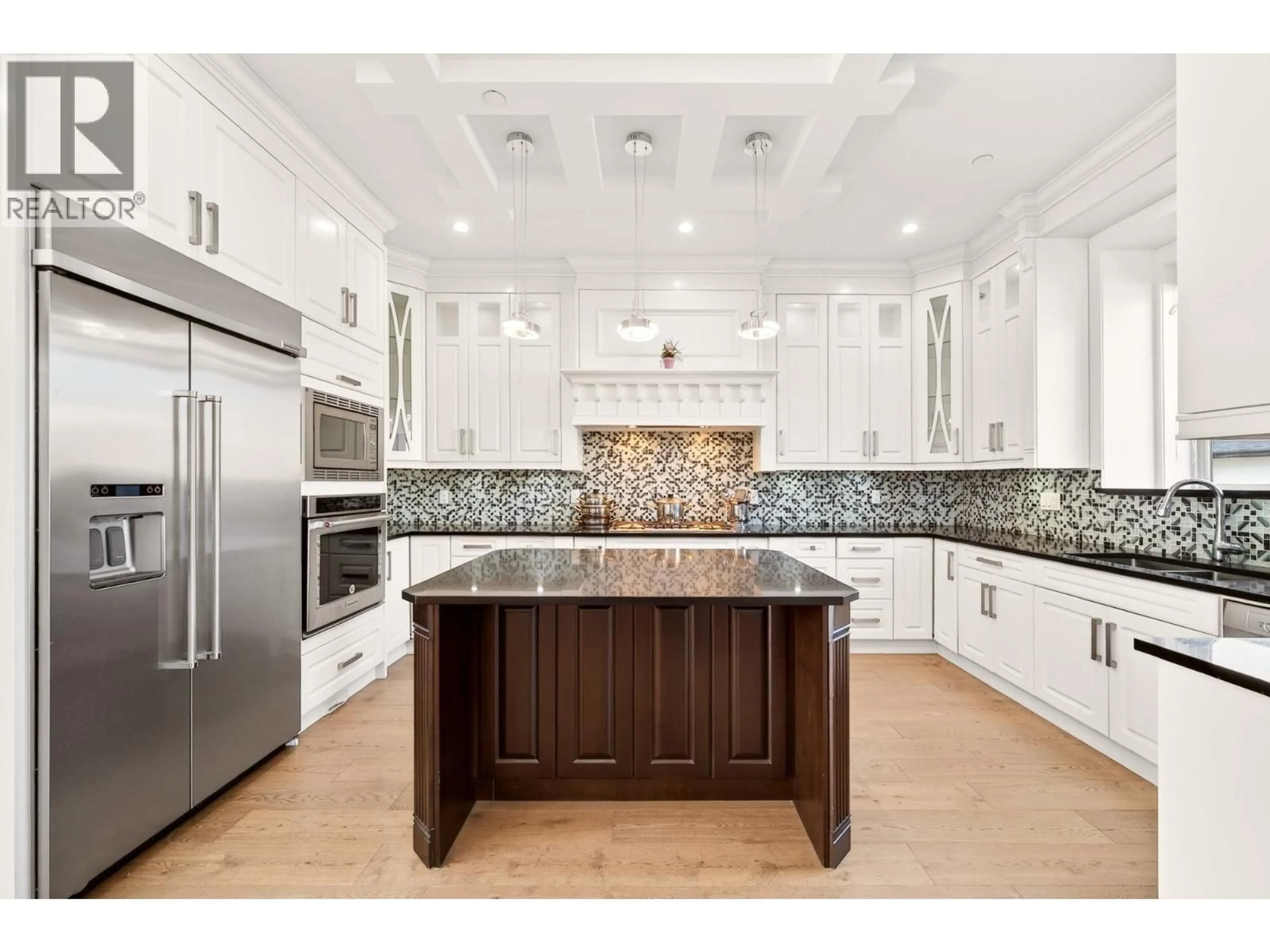 Contemporary kitchen, ceramic/tile floor for 8068 HAIG STREET, Vancouver British Columbia V6P4R9