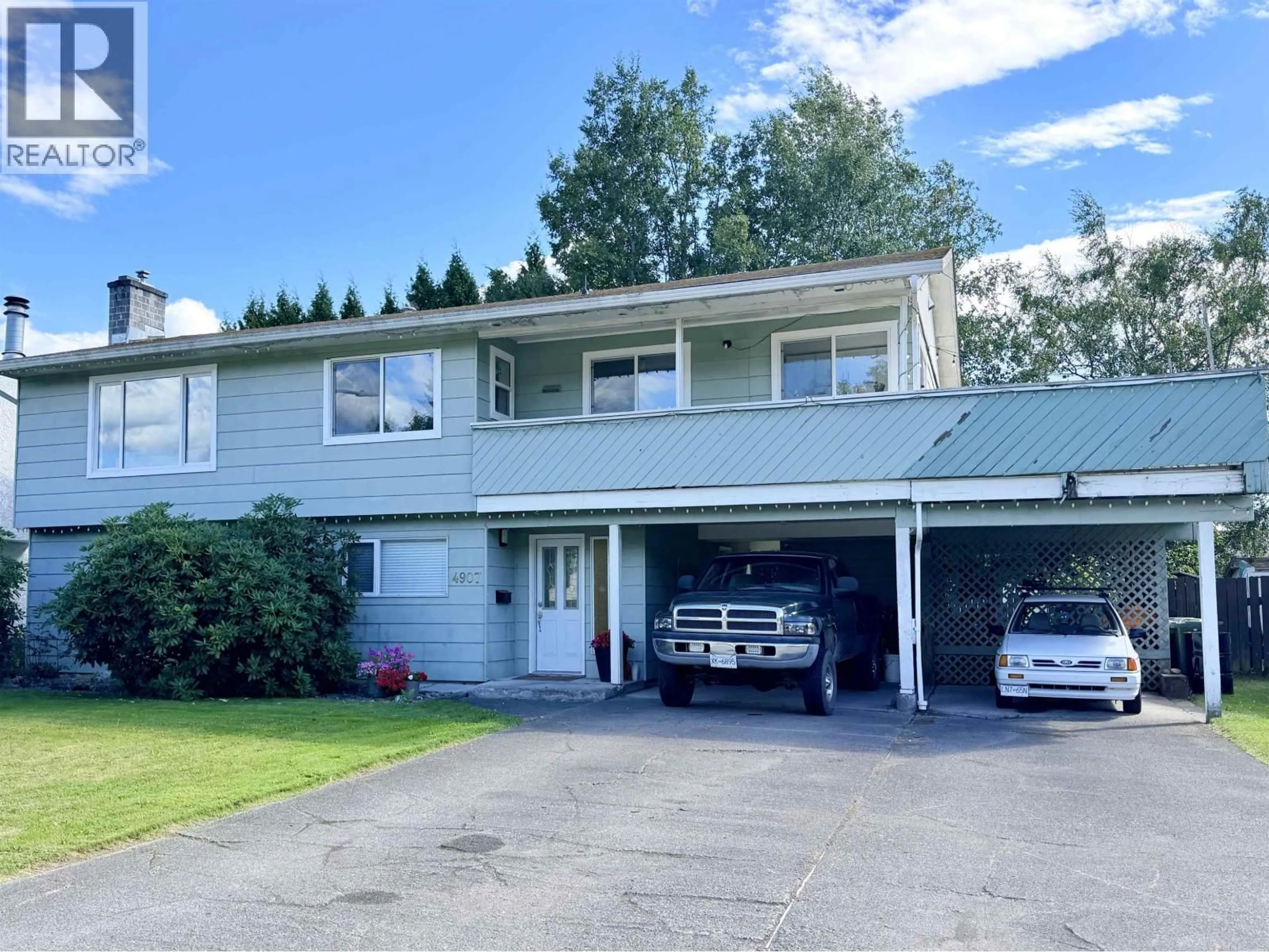 Home with vinyl exterior material, street for 4907 LABELLE AVENUE, Terrace British Columbia V8G4N4