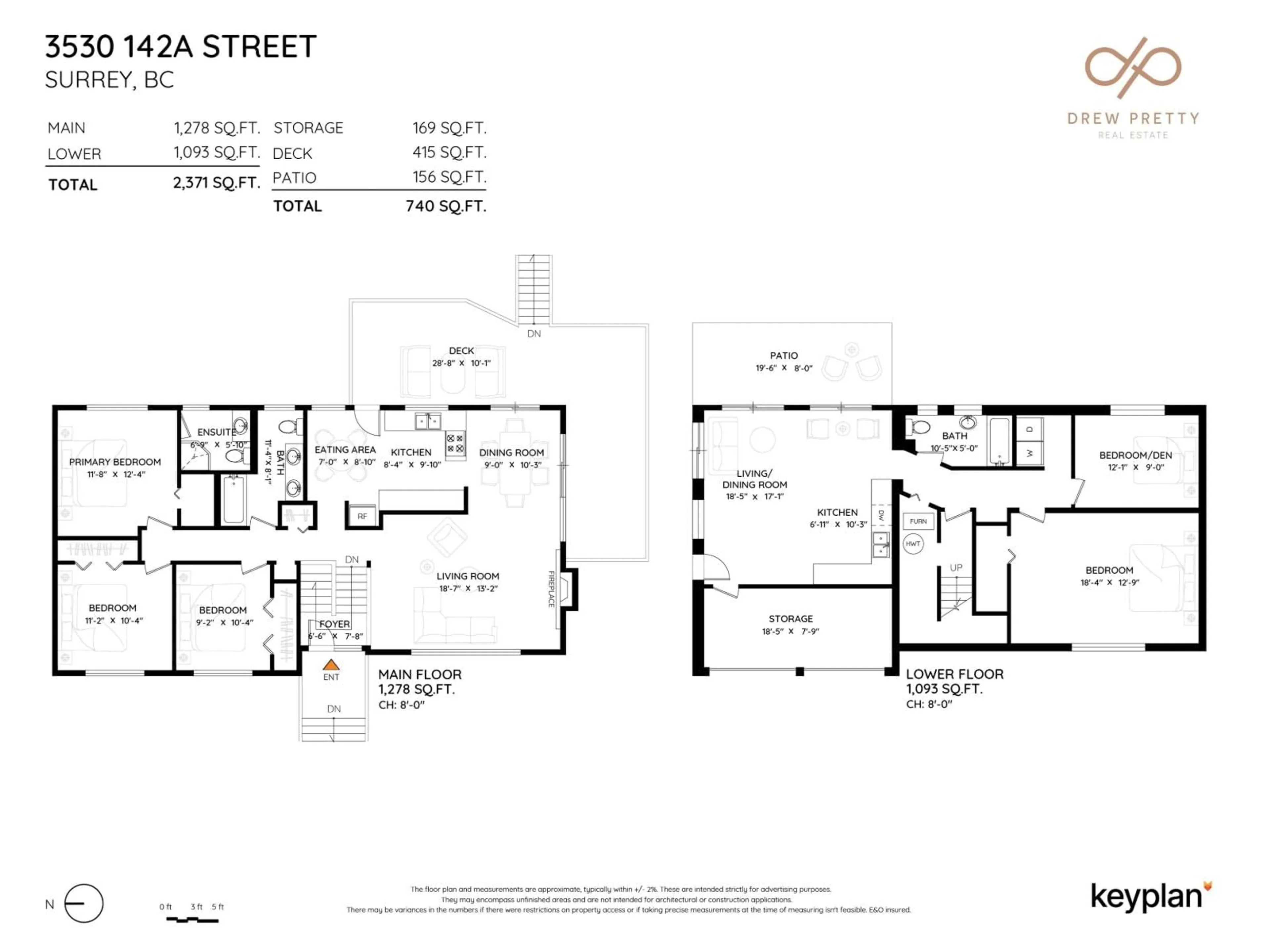 Floor plan for 3530 142A STREET, Surrey British Columbia V4P1M3