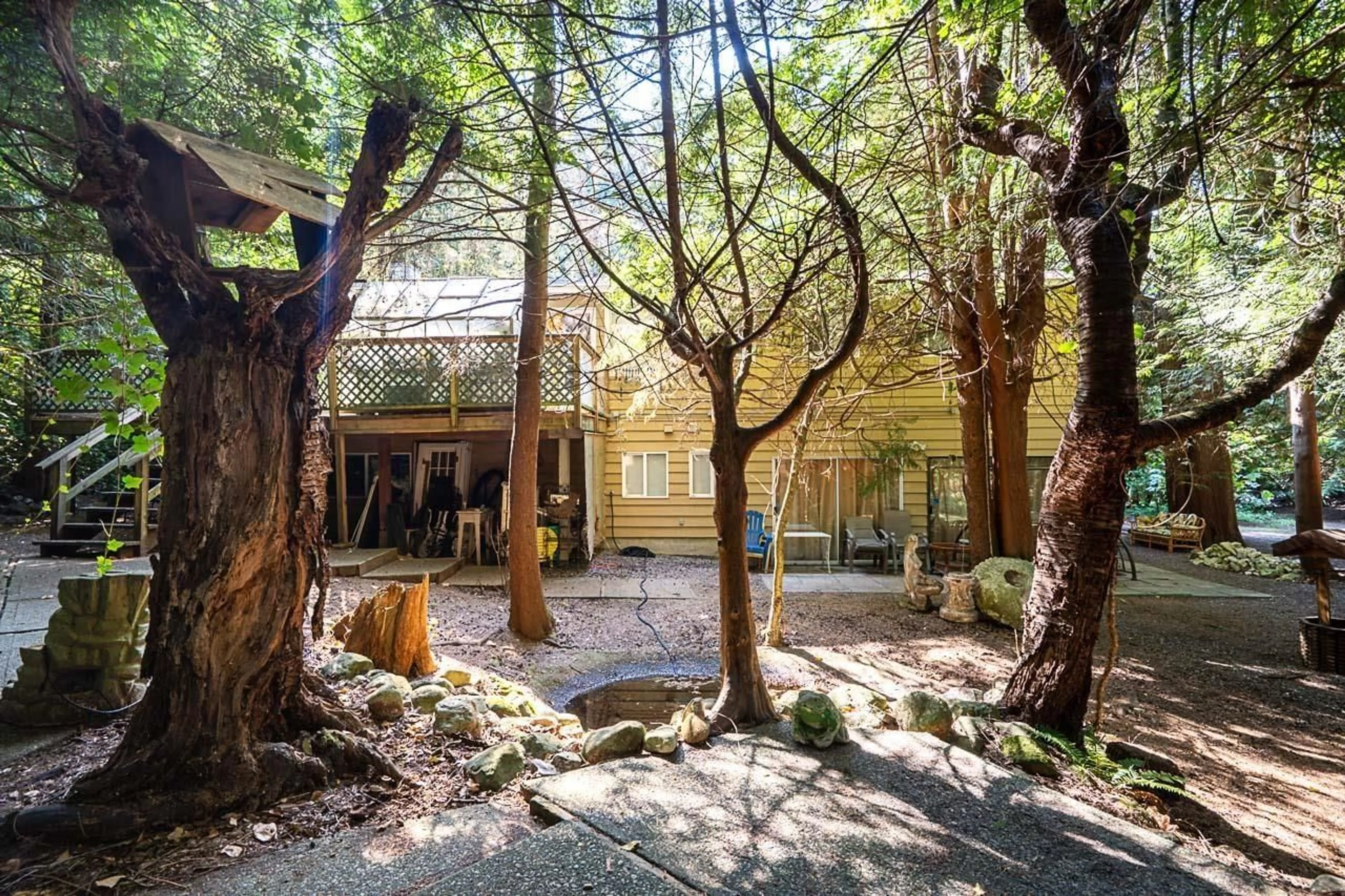 Patio, forest/trees view for 3530 142A STREET, Surrey British Columbia V4P1M3