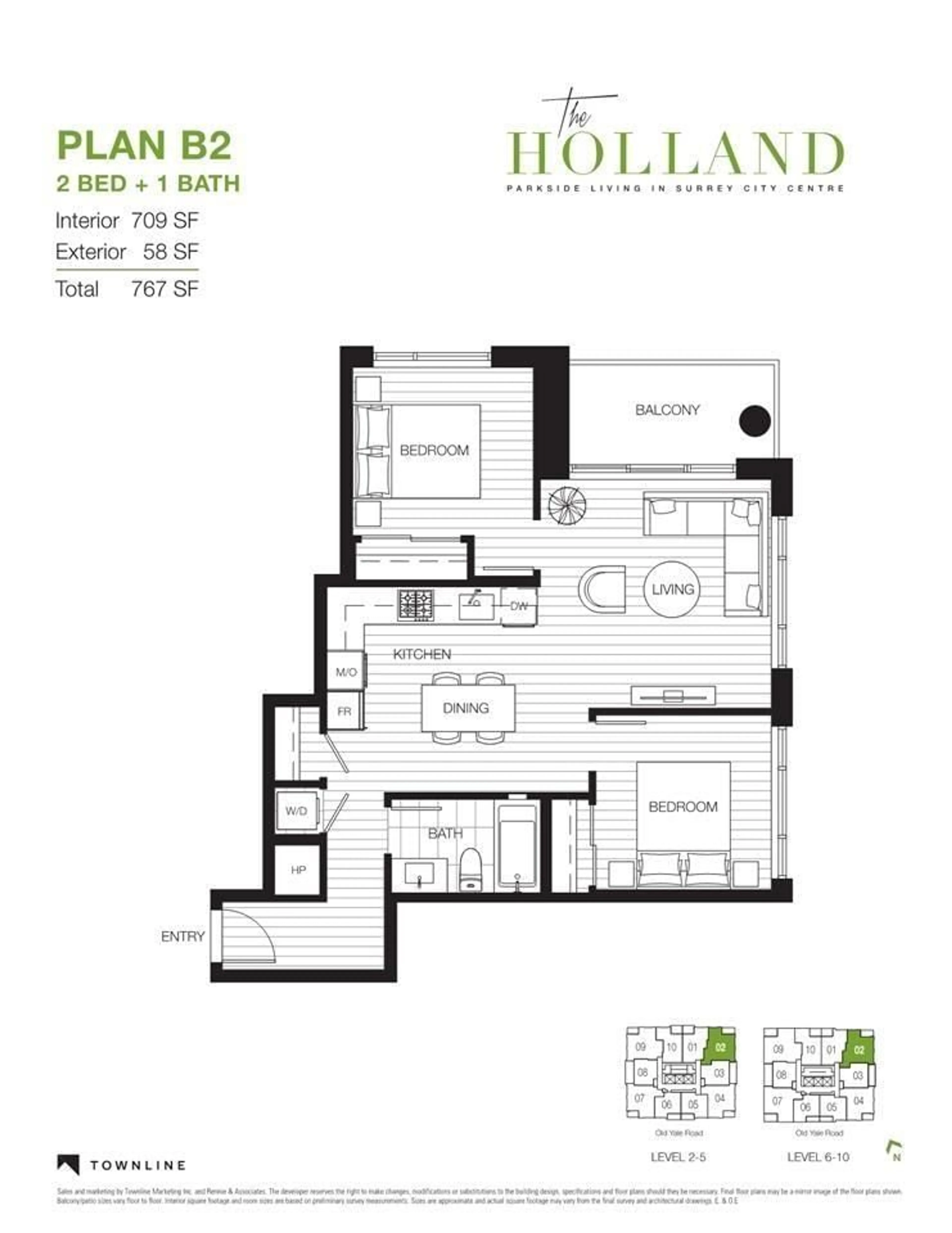 Floor plan for 902 - 13359 OLD YALE ROAD, Surrey British Columbia V3T0S4