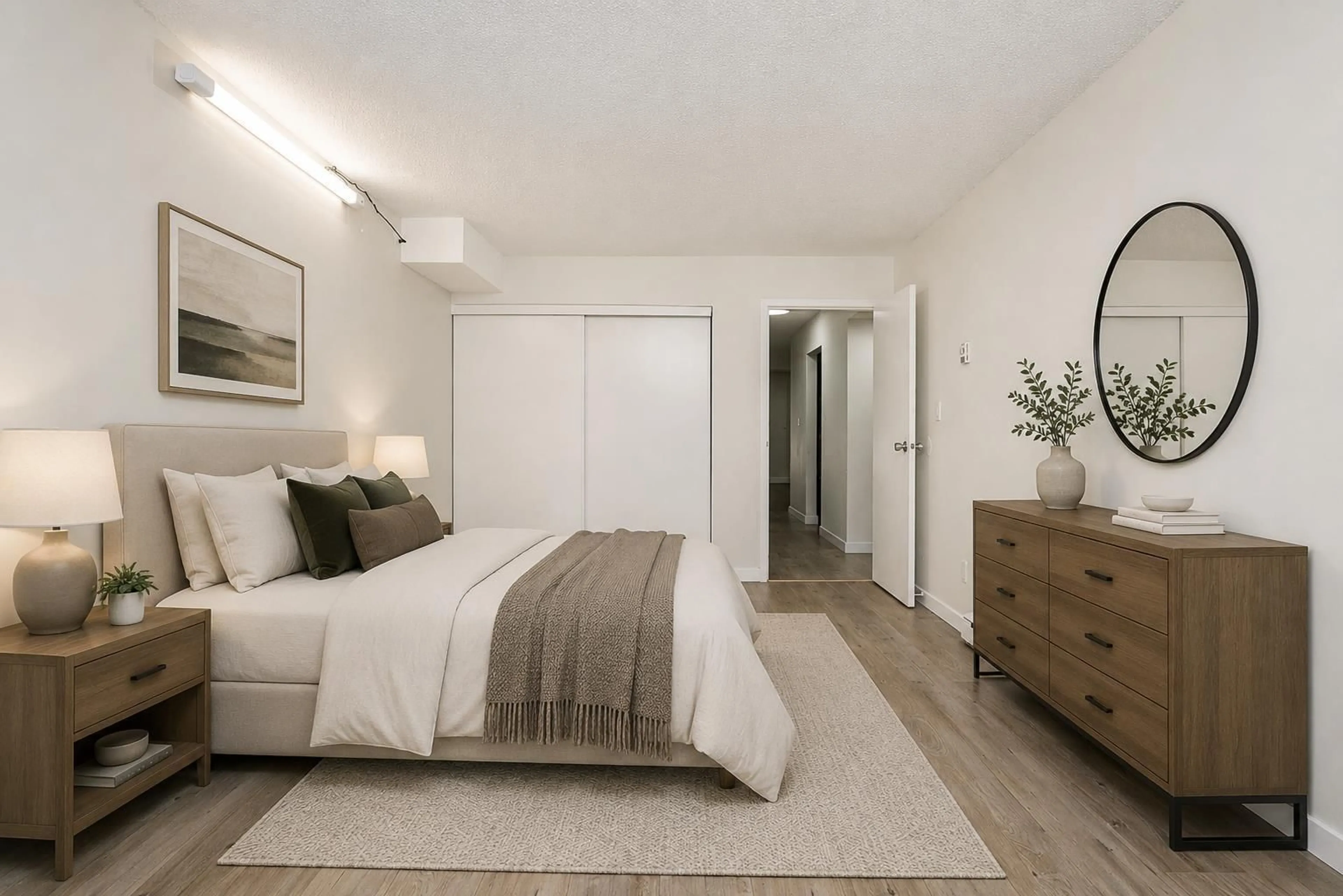 Bedroom with bed, unknown for 103 - 7090 133B STREET, Surrey British Columbia V3W8A4