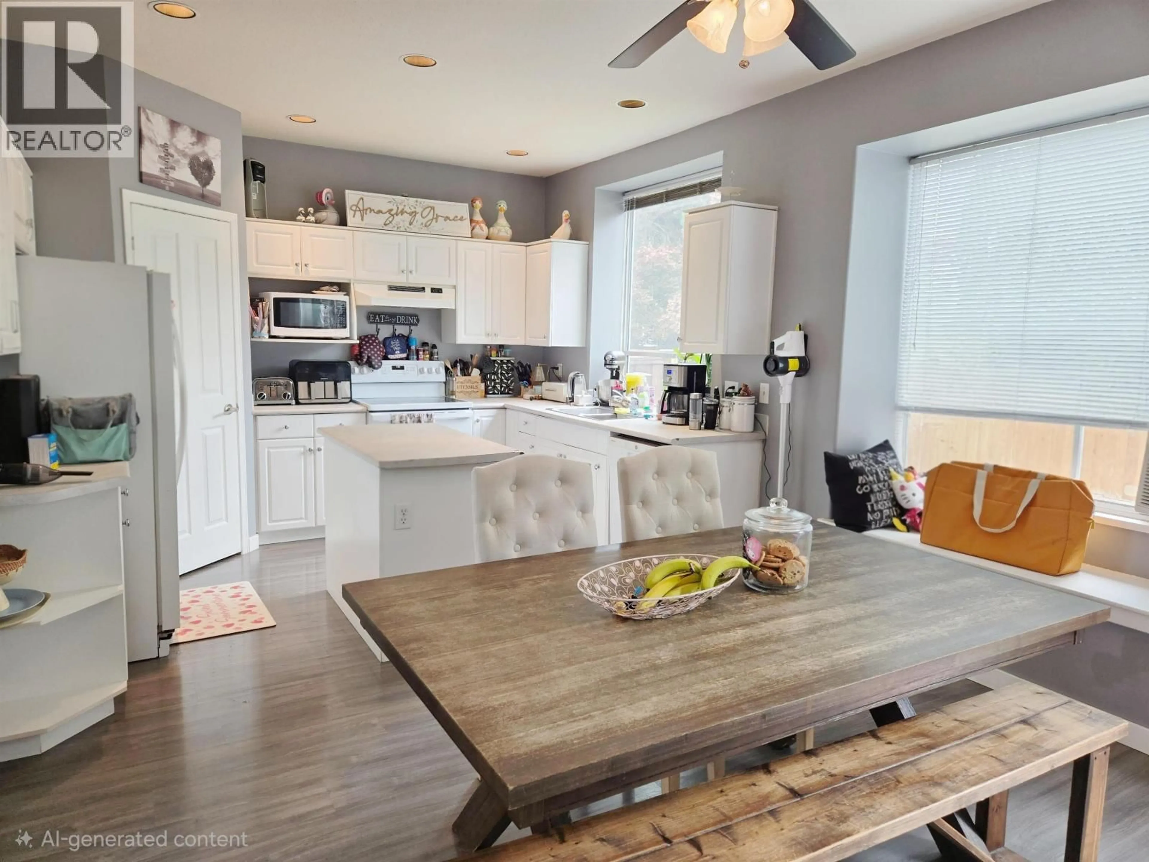 Open concept kitchen, wood/laminate floor for 2646 THAMES CRESCENT, Port Coquitlam British Columbia V3B7P1