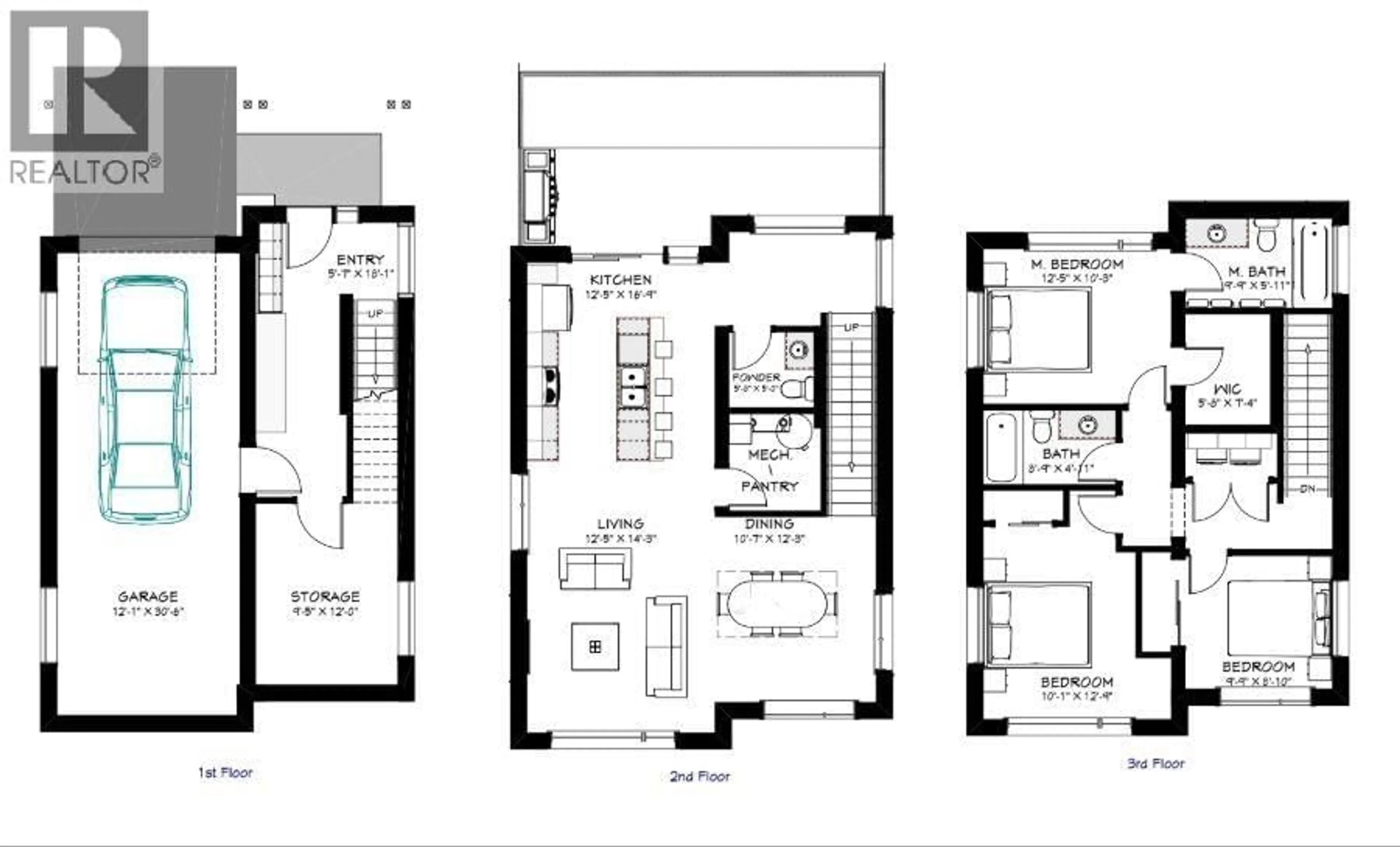 Floor plan for 3 - 1417 ALDER DRIVE, Pemberton British Columbia V0N2L0