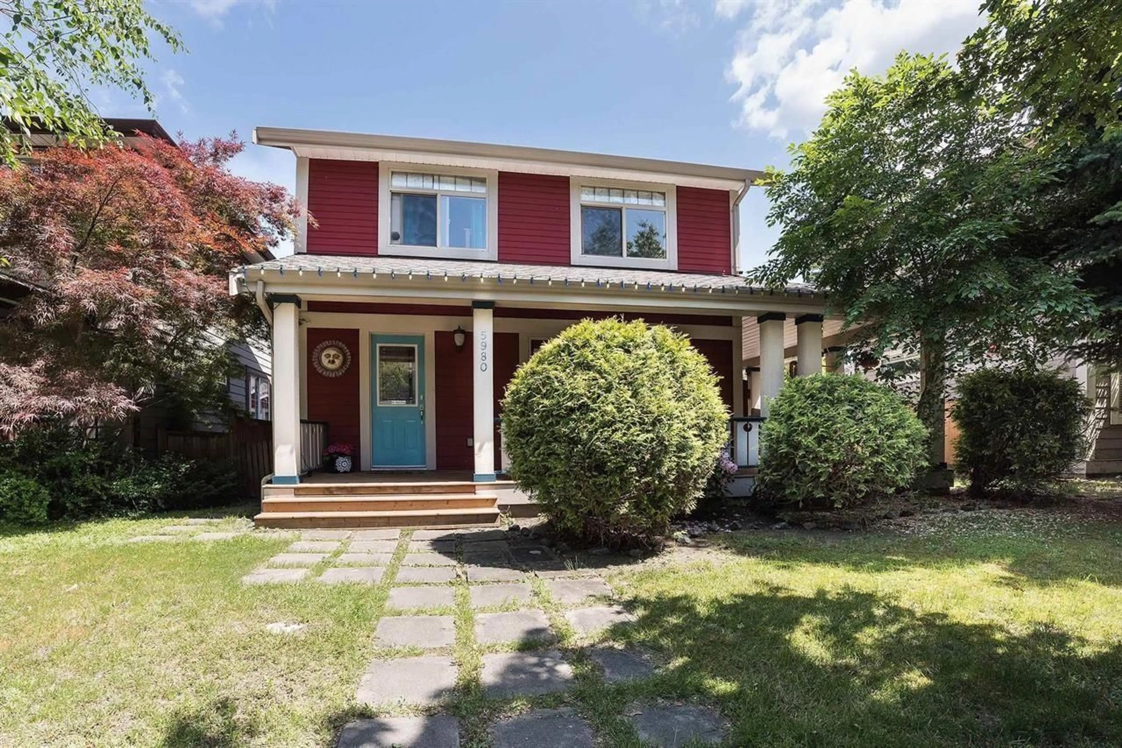Home with brick exterior material, street for 5980 MATSQUI STREET, Chilliwack British Columbia V2R0G6